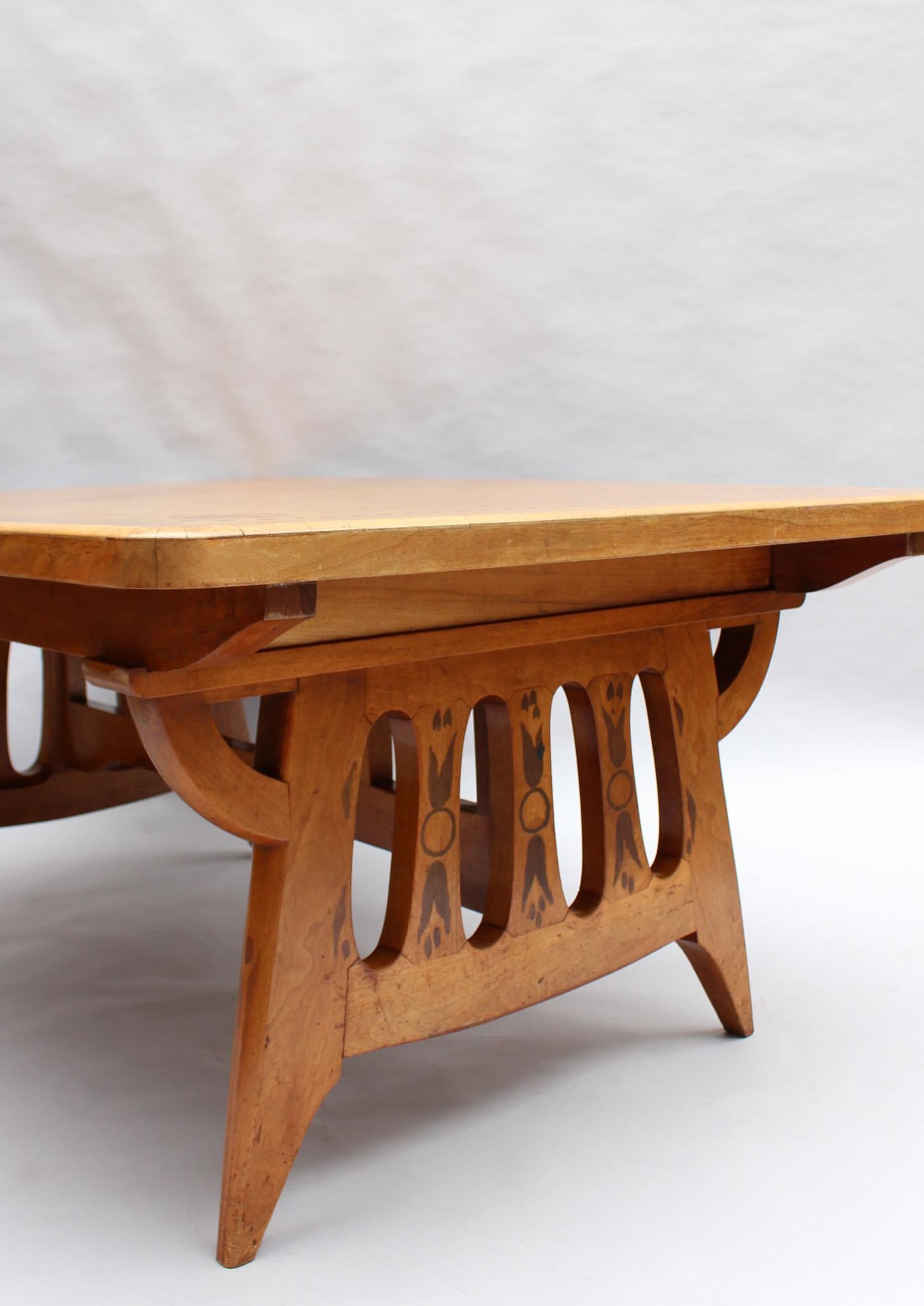 Fine French 1920's Rectangular Dining Table by Paul Huillard For Sale 8