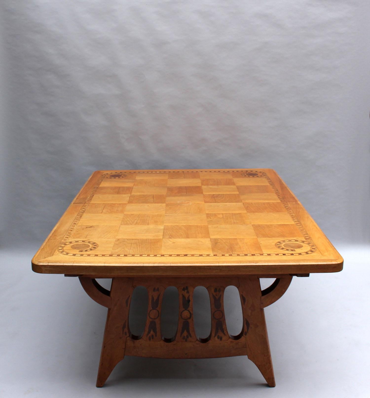 Mesa de comedor rectangular francesa de los años 20 de Paul Huillard en venta 1
