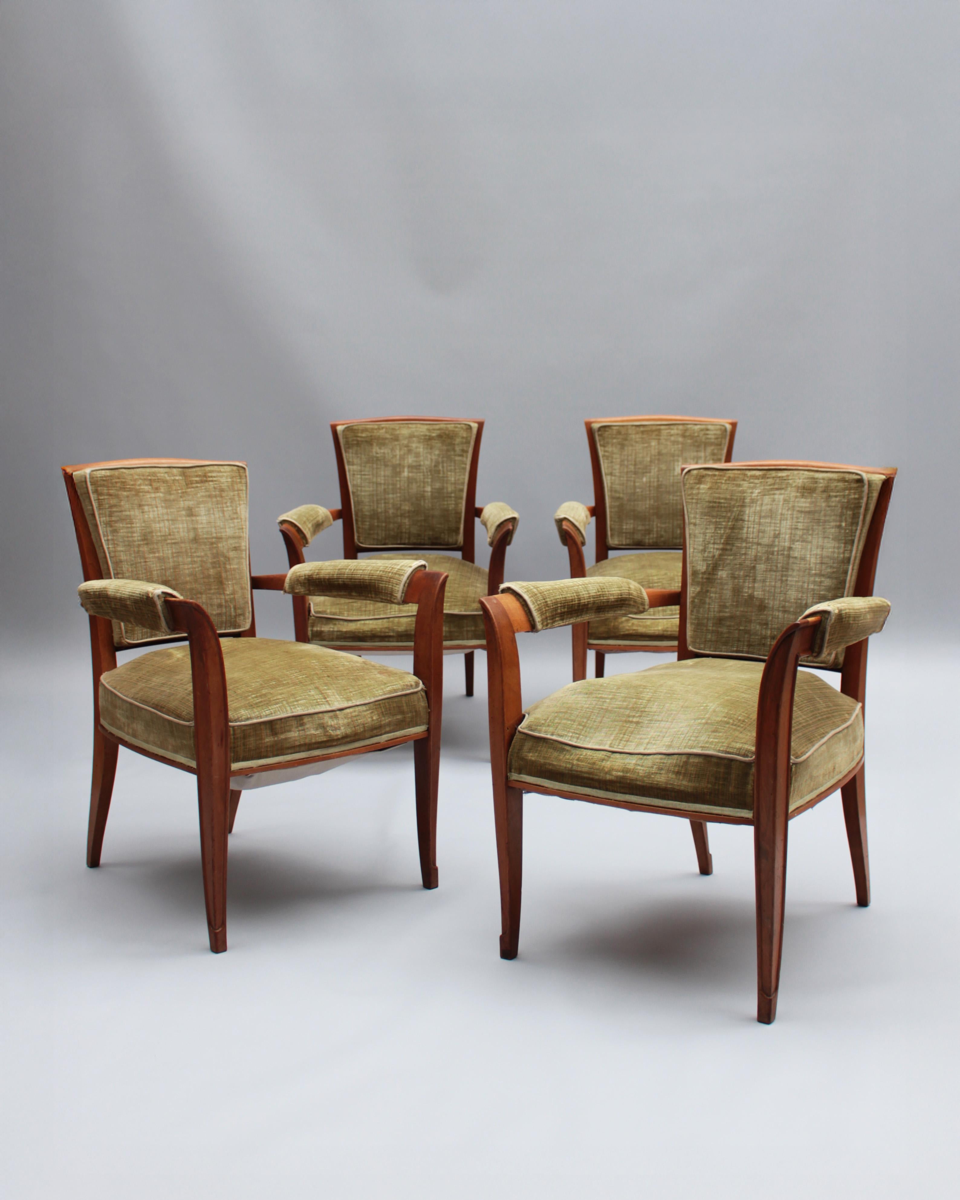 Juego de salón de 7 piezas Fine French Room años 30 by Dominique mediados del siglo XX en venta