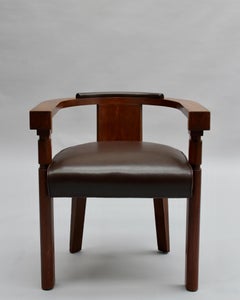 Fine French 1930s Armchair by Charles Dudouyt
