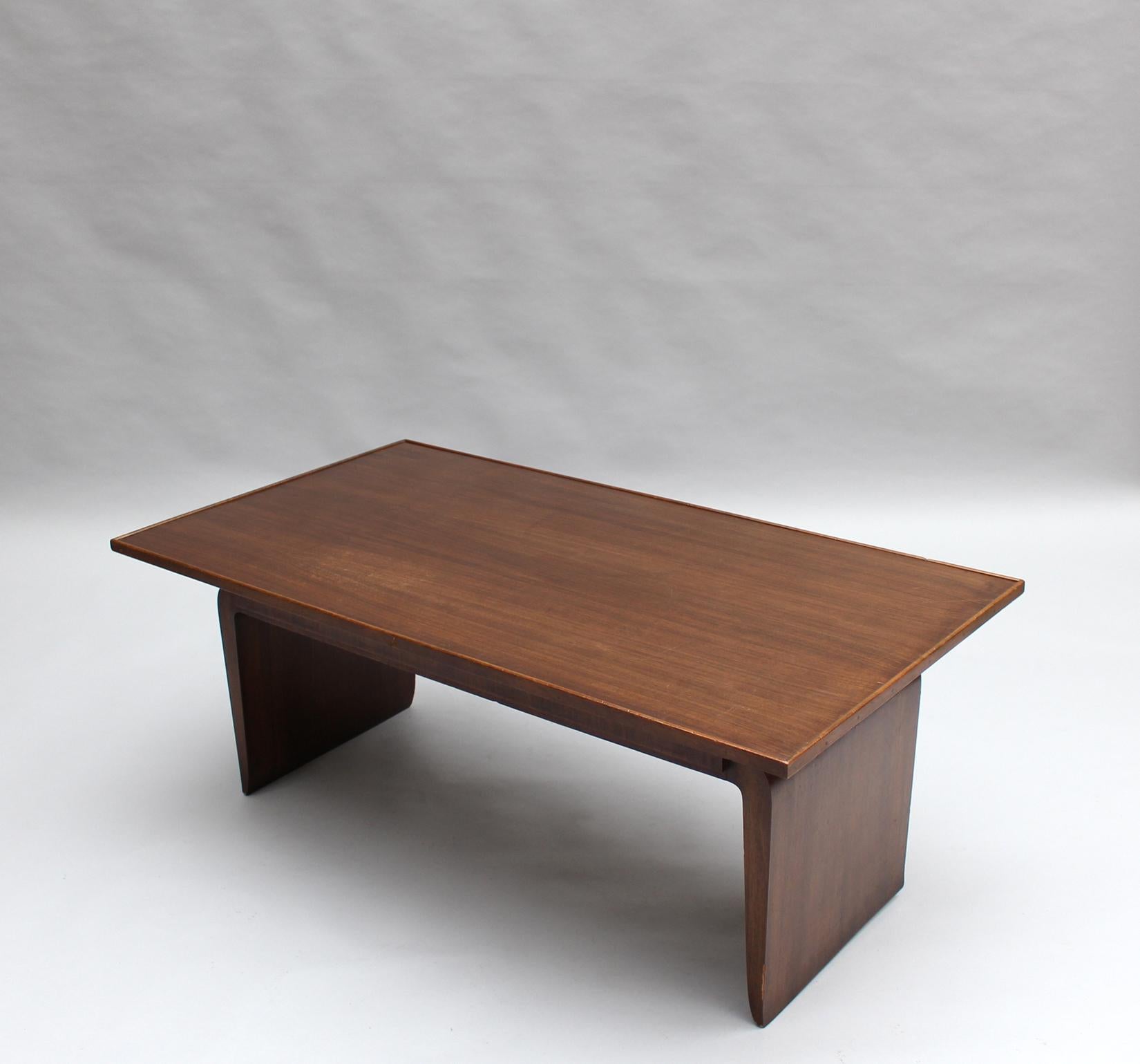 Mid-20th Century Fine French 1930s Coffee Table by Jean Pascaud For Sale