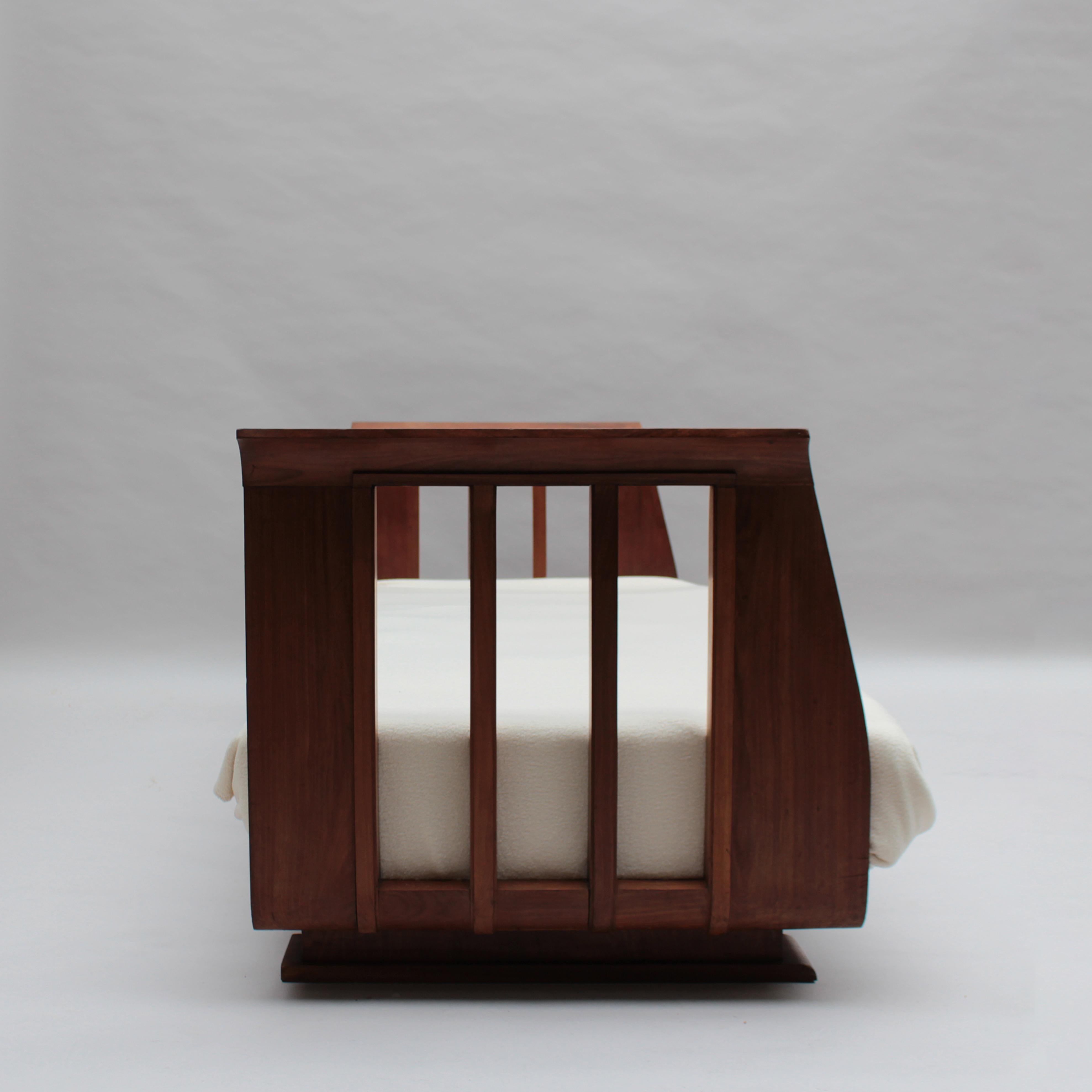 Milieu du XXe siècle Belle banquette/ canapé française des années 1930 attribuée à Lucien Rollin en vente