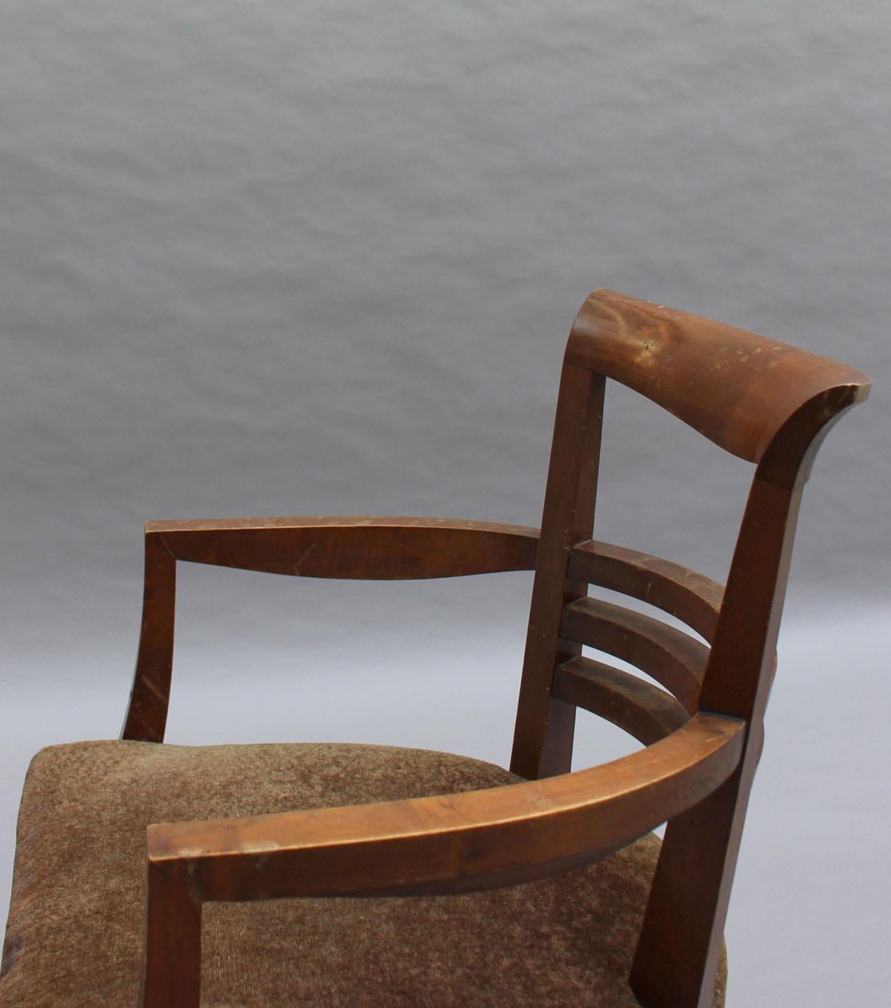 Fine French 1930s Desk Chair For Sale 5