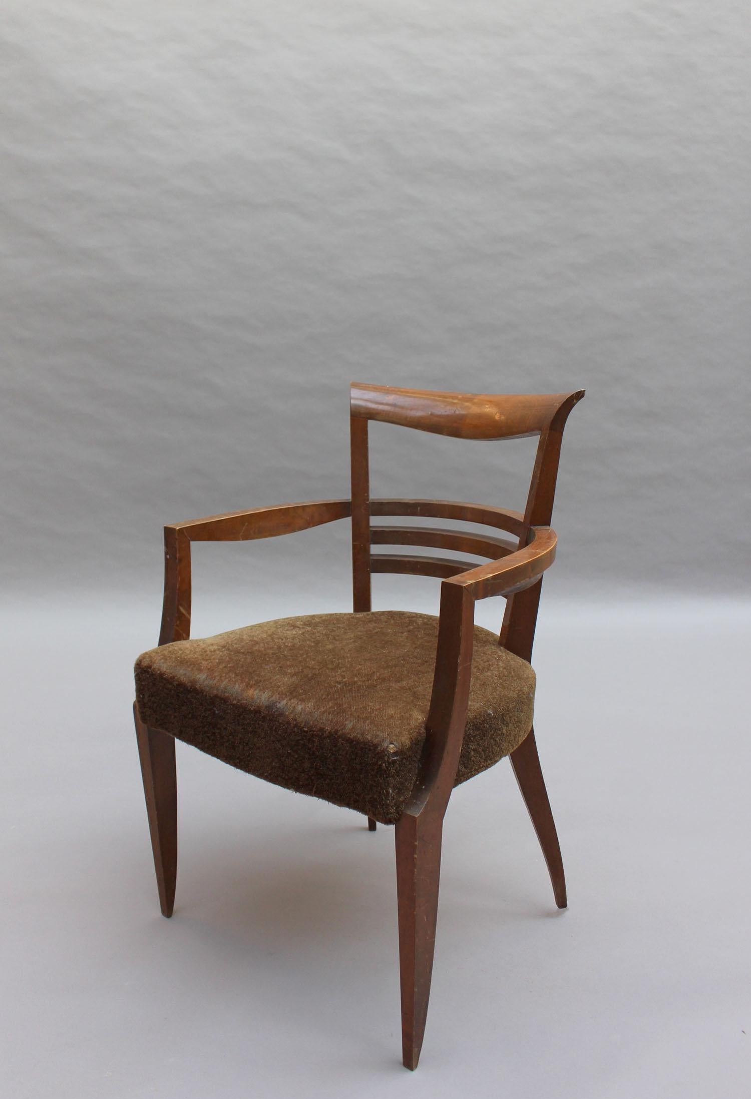 Art Deco Fine French 1930s Desk Chair For Sale