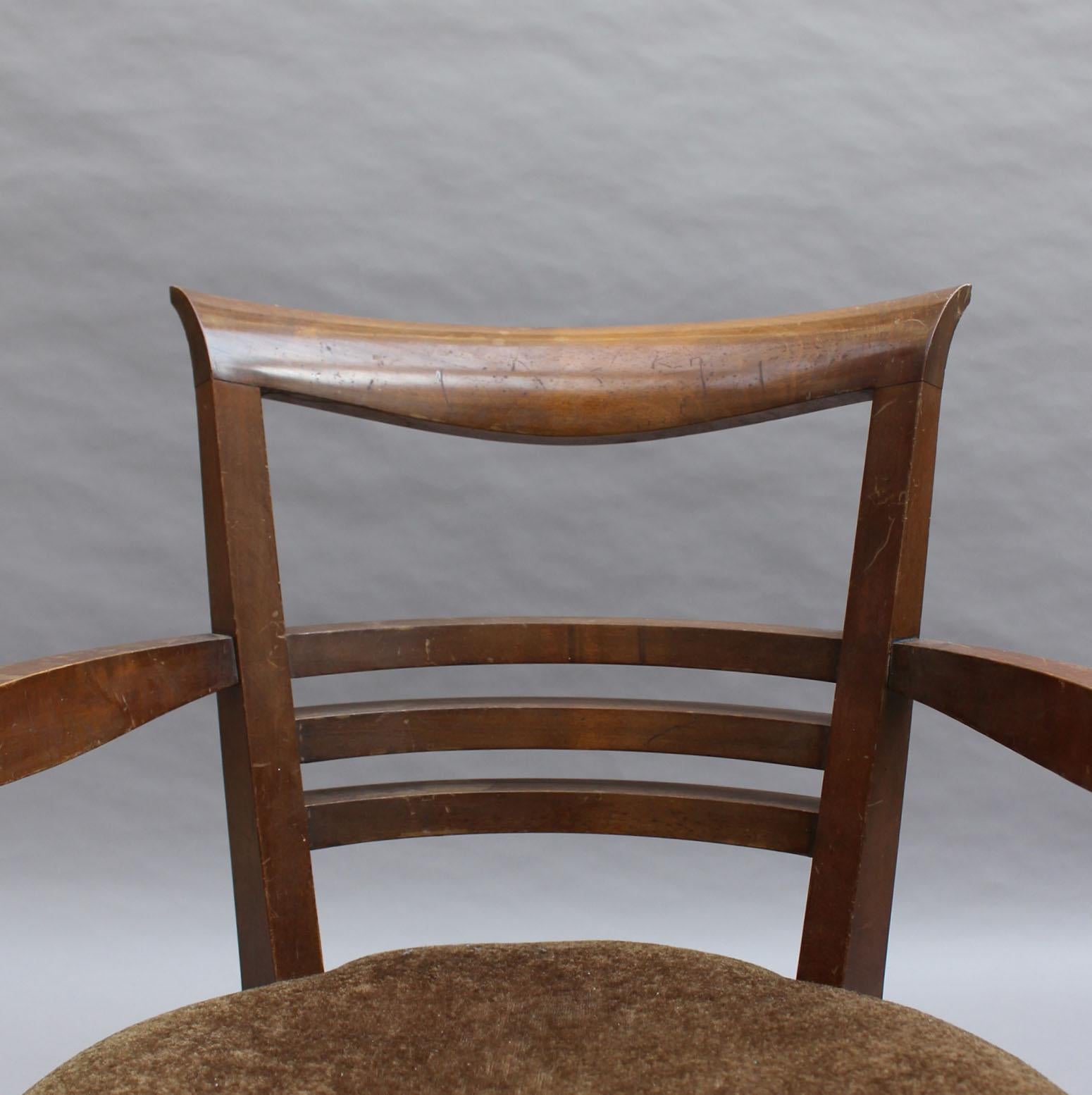Fine French 1930s Desk Chair For Sale 2