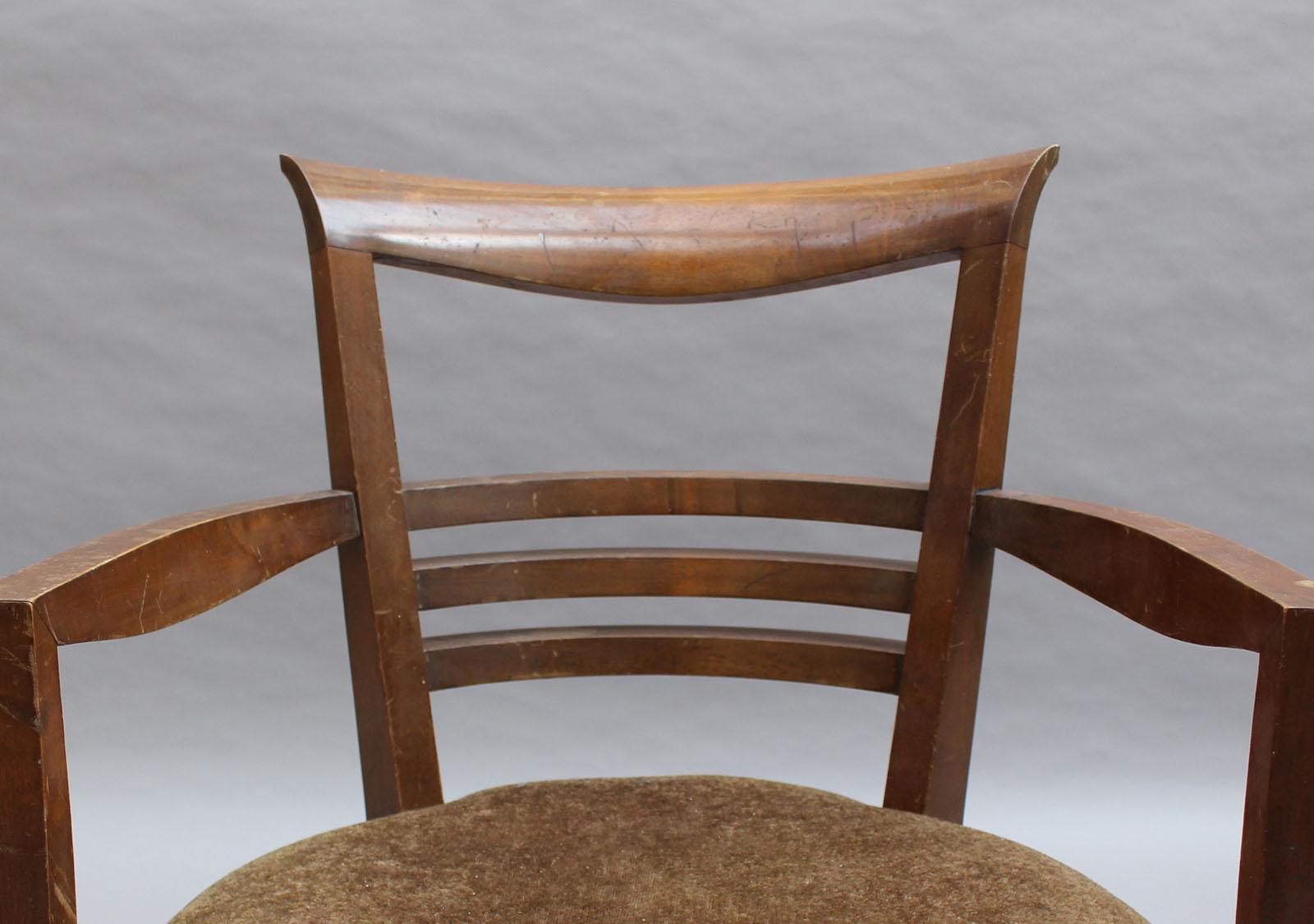 Fine French 1930s Desk Chair For Sale 3