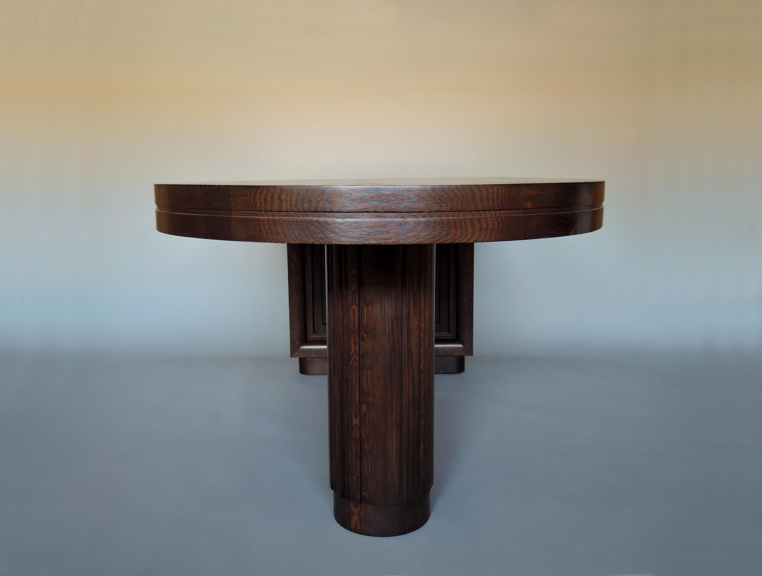 Table à manger/table à écrire française des années 1930 par Dudouyt Bon état - En vente à Long Island City, NY