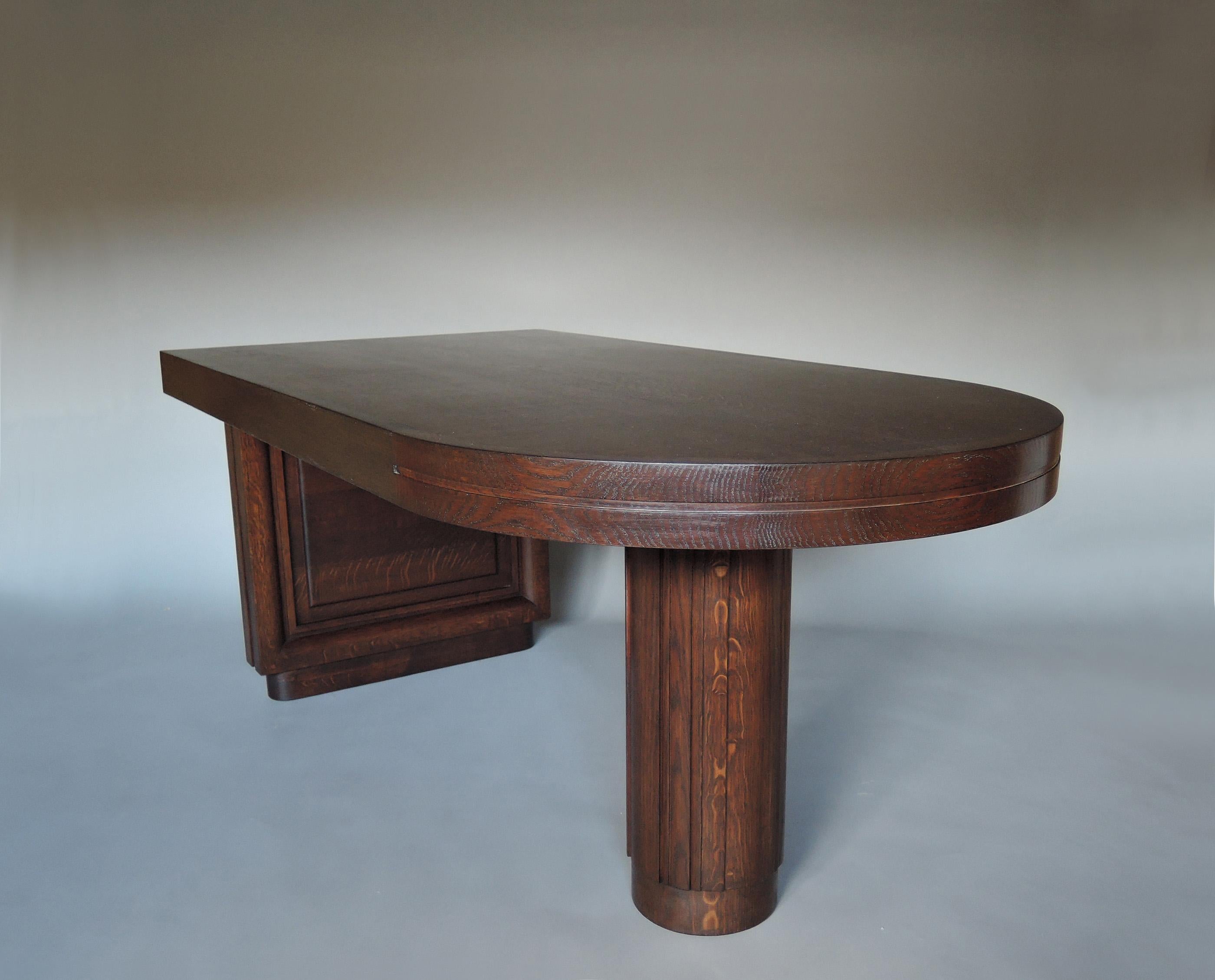 Table à manger/table à écrire française des années 1930 par Dudouyt en vente 1