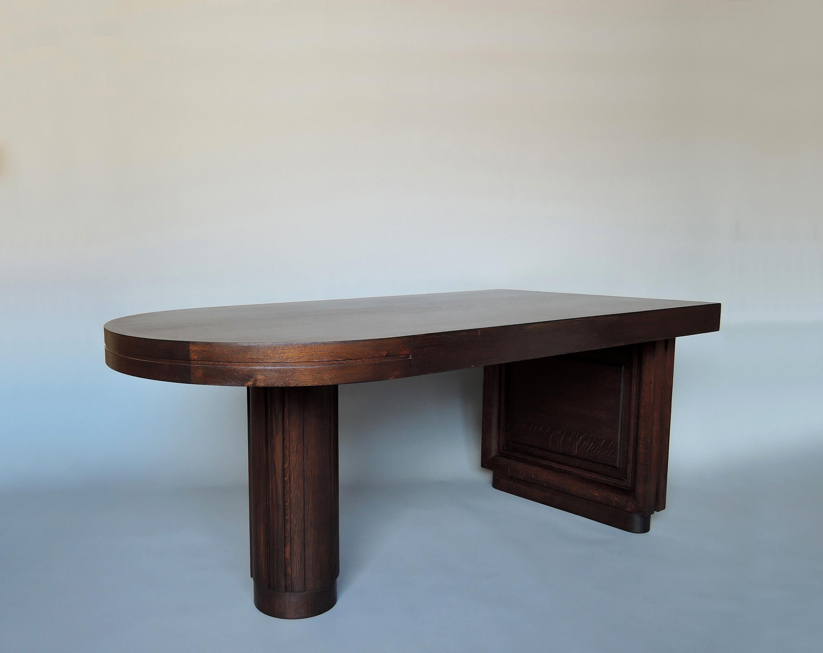 Français Table à manger/table à écrire française des années 1930 par Dudouyt en vente