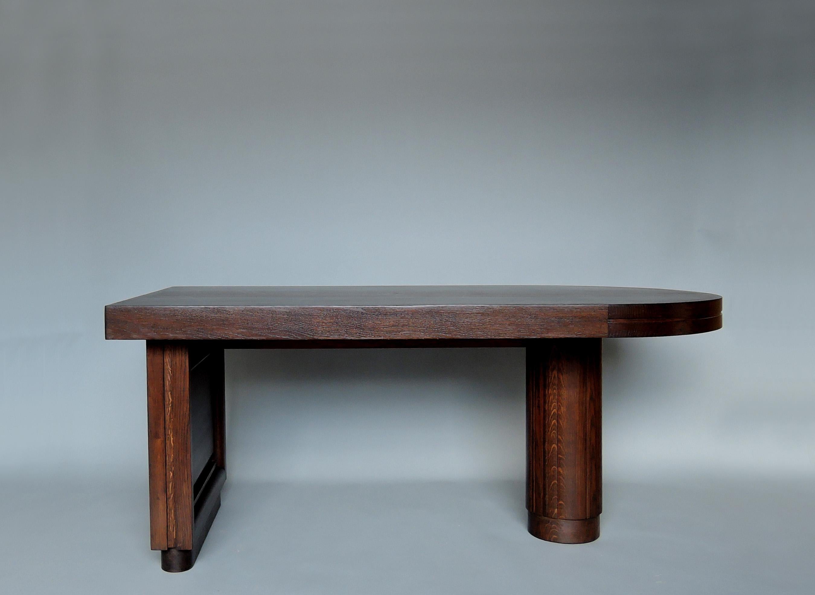 Table à manger/table à écrire française des années 1930 par Dudouyt en vente 2