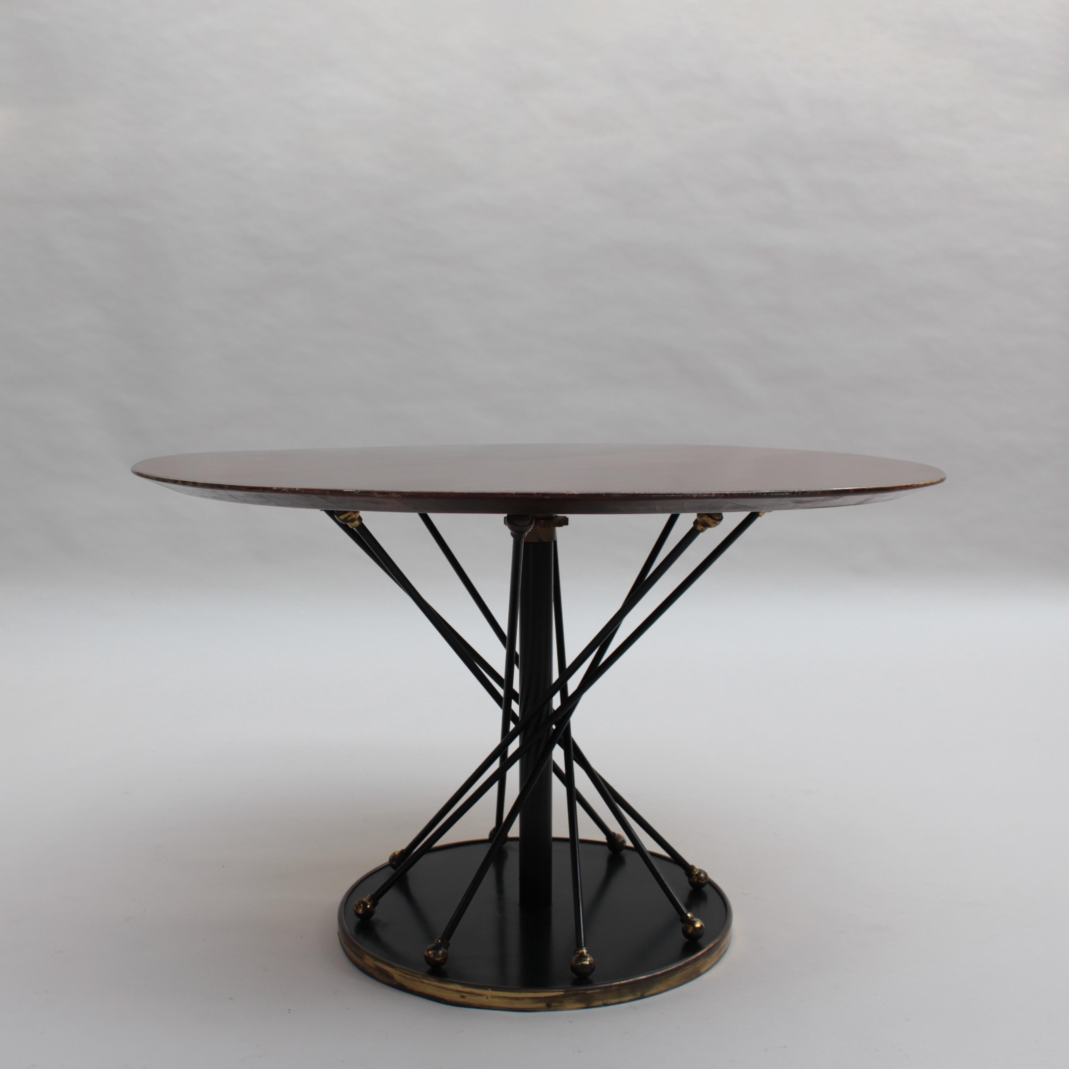 Table d'appoint/d'appoint réglable française des années 1940 par Martin et Guenier en vente 3