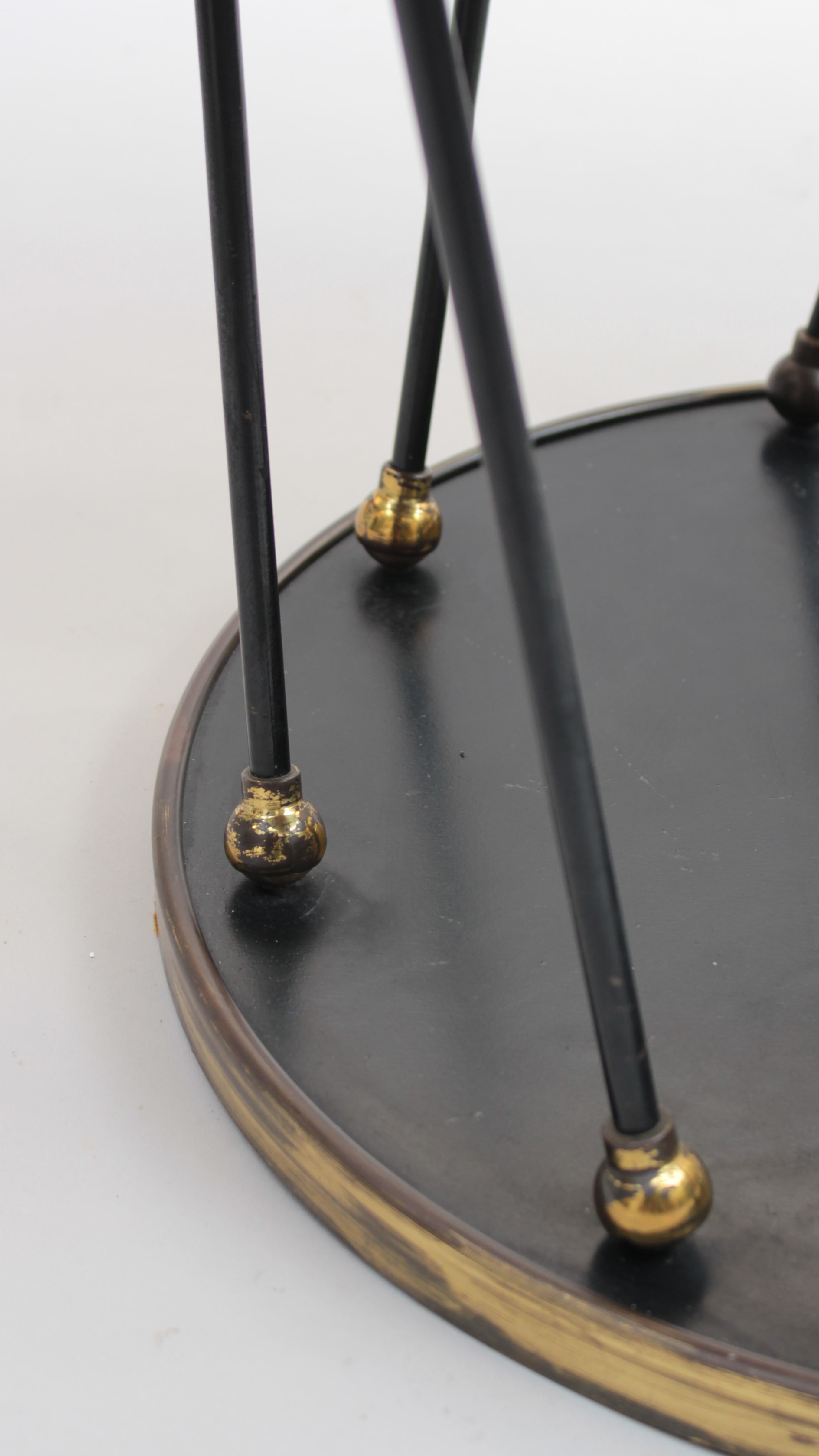 Table d'appoint/d'appoint réglable française des années 1940 par Martin et Guenier en vente 6