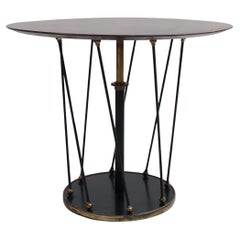 Fine French 1940's Adjustable Occasional / Side Table by Martin et Guenier