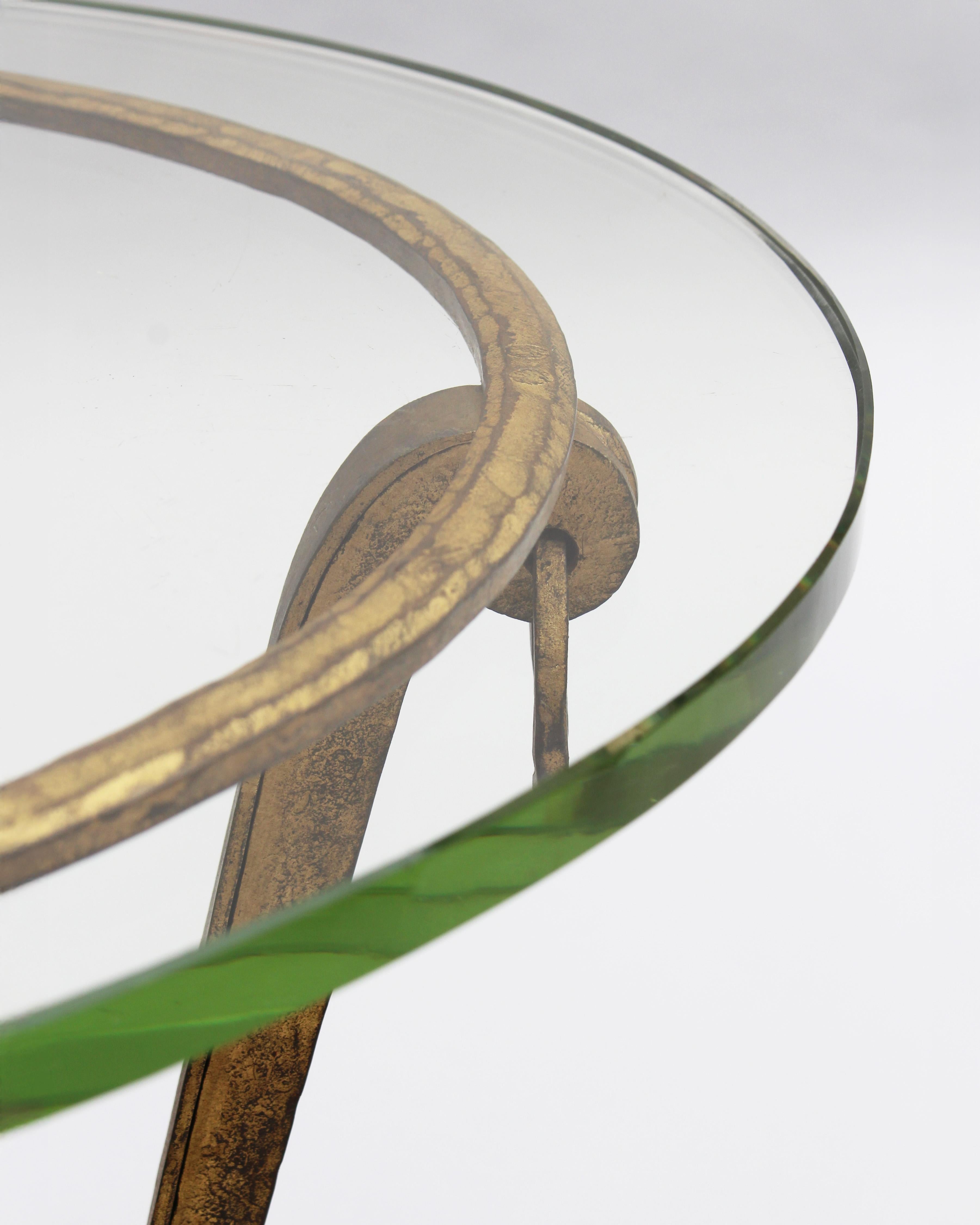 Fine French 1940's Gueridon / Side Table by Maison Ramsay For Sale 5