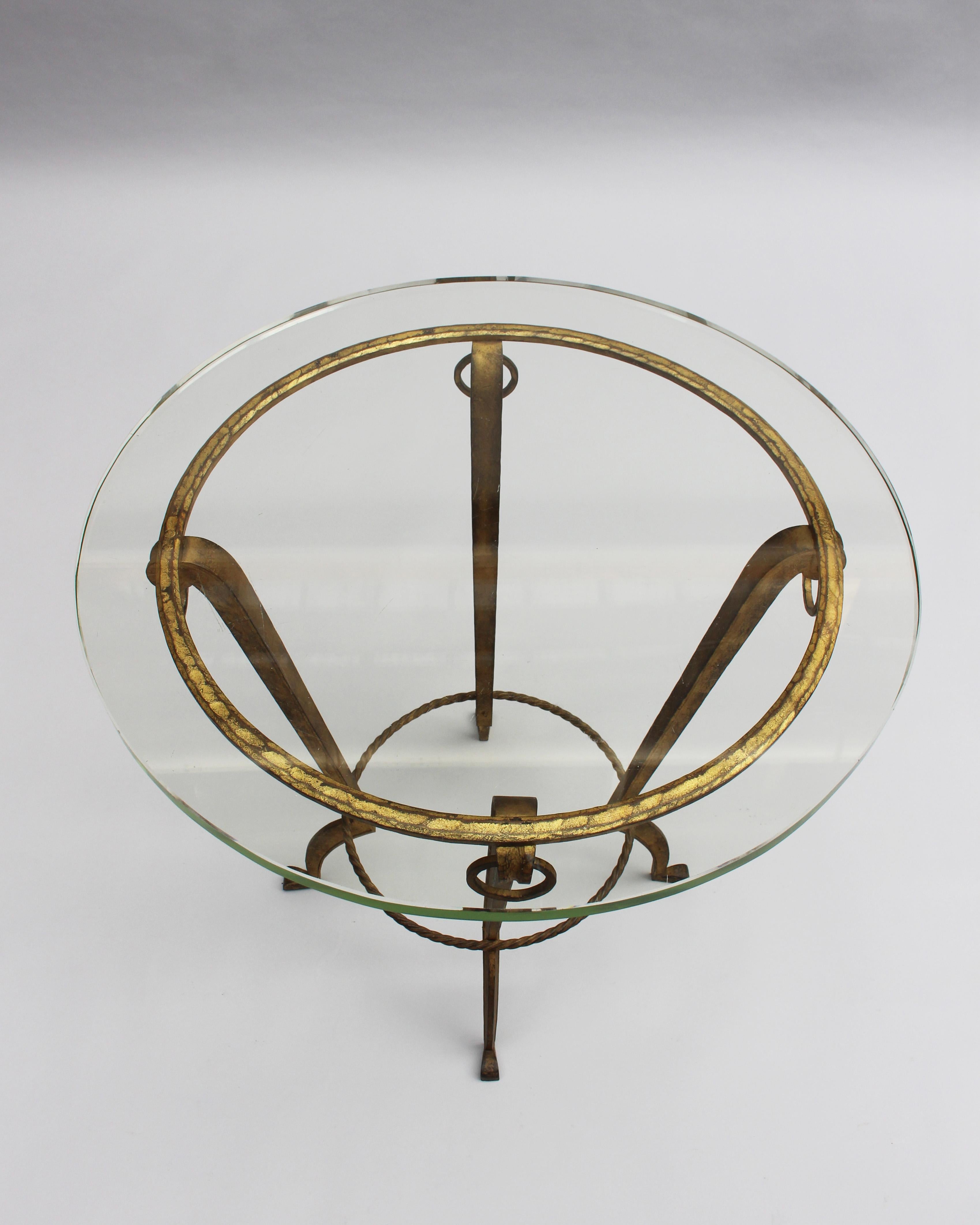 Mid-20th Century Fine French 1940's Gueridon / Side Table by Maison Ramsay For Sale