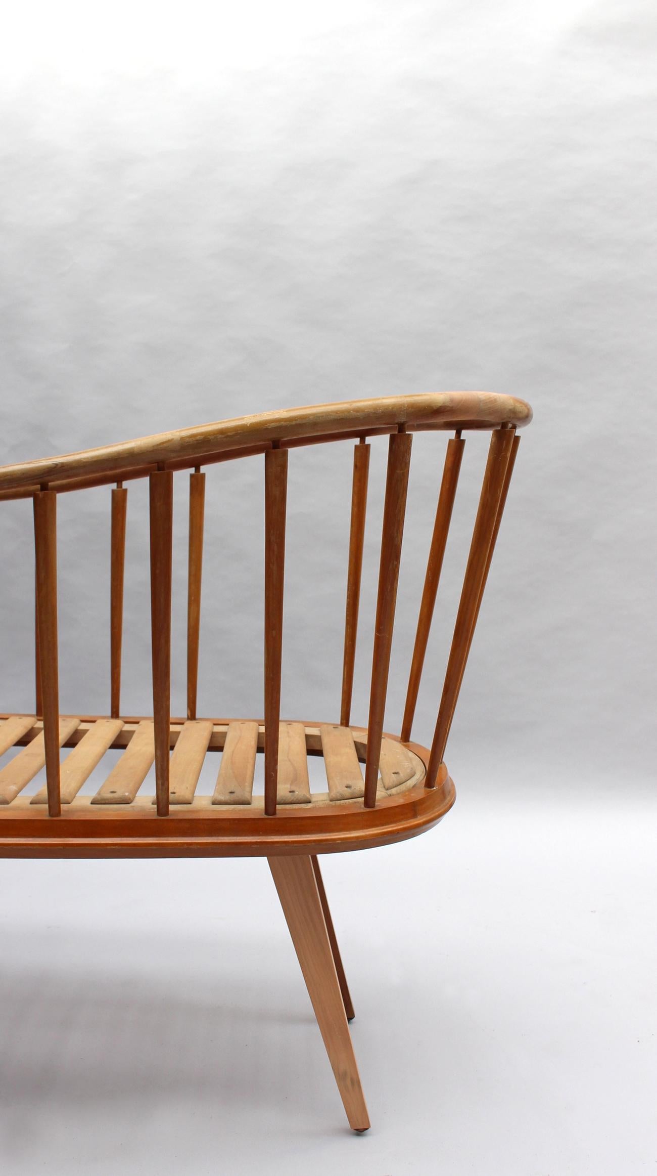 Fine French 1950s Cradle by Max Ingrand For Sale 4