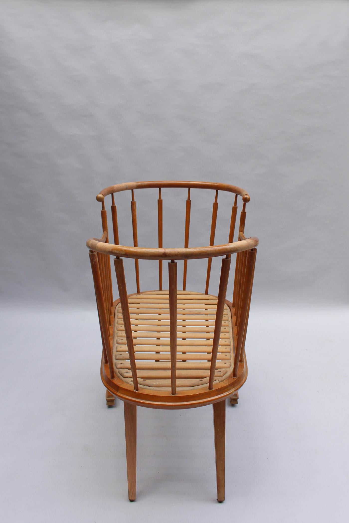 Fine French 1950s Cradle by Max Ingrand For Sale 1