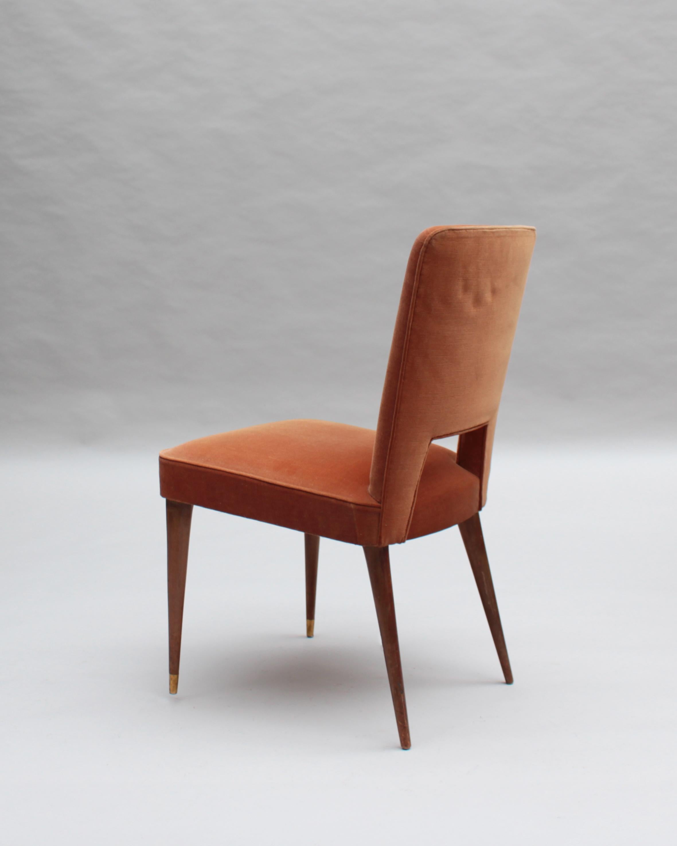 Fine French 1950s Desk Chair by Leleu For Sale 4
