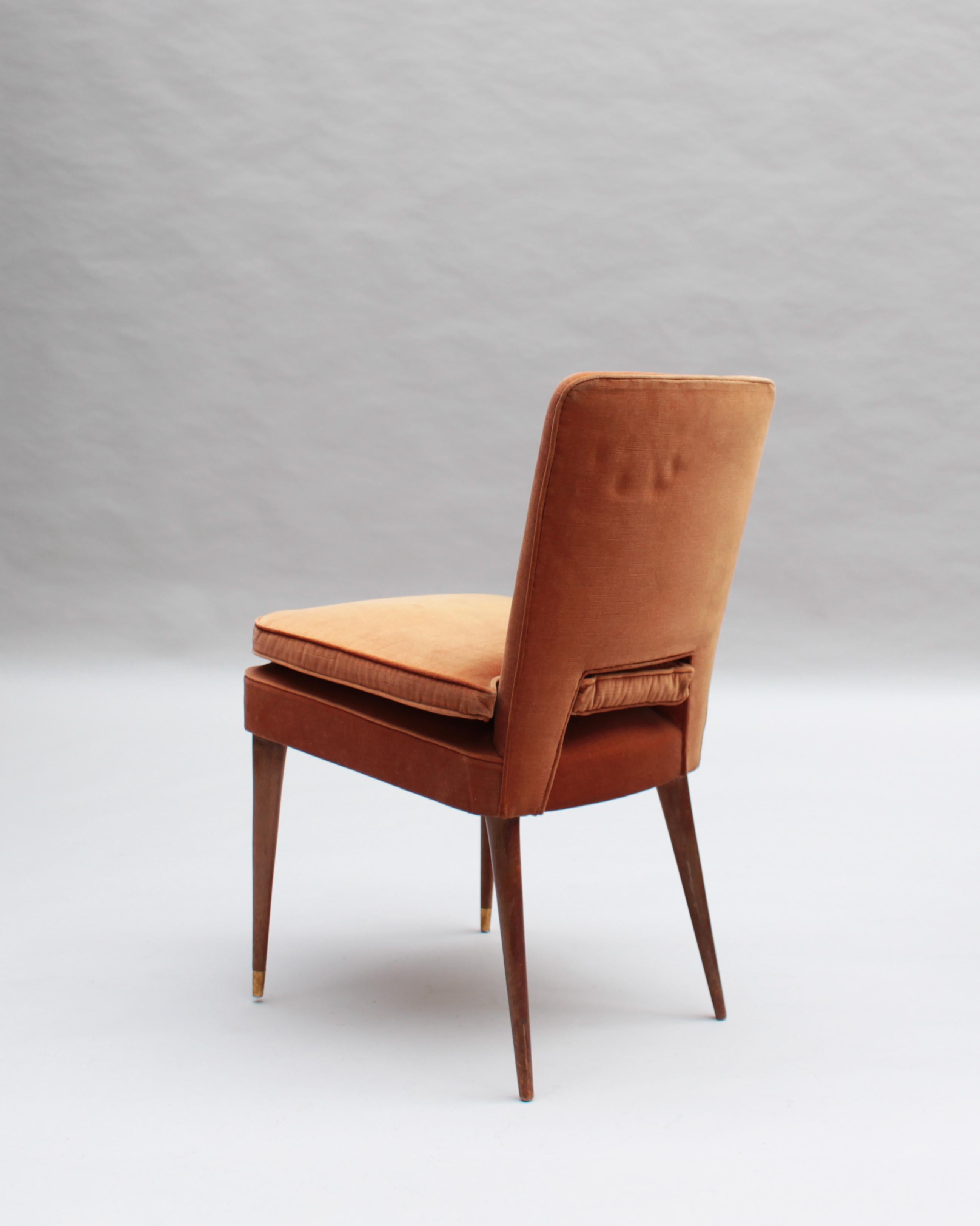 Fine French 1950s Desk Chair by Leleu For Sale 5