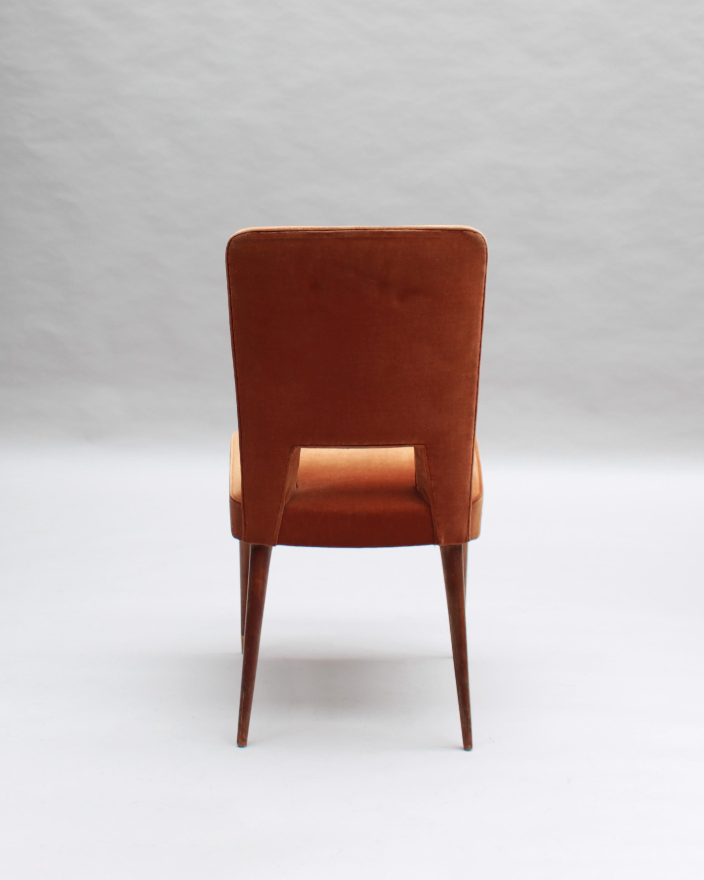 Fine French 1950s Desk Chair by Leleu For Sale 6