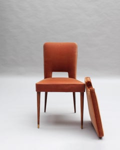 Raffinata sedia da scrivania francese degli anni '50 di Leleu