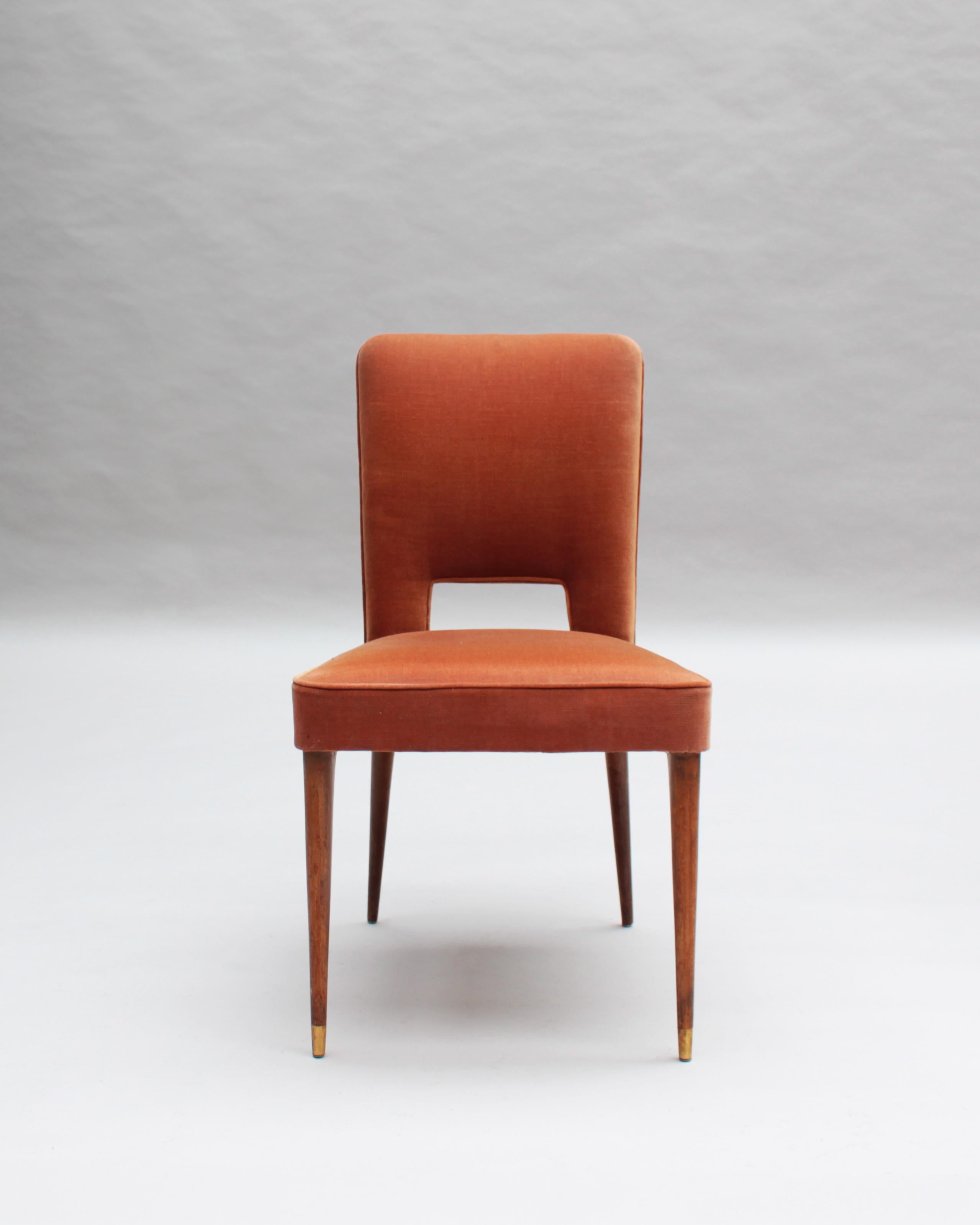Art Deco Fine French 1950s Desk Chair by Leleu For Sale