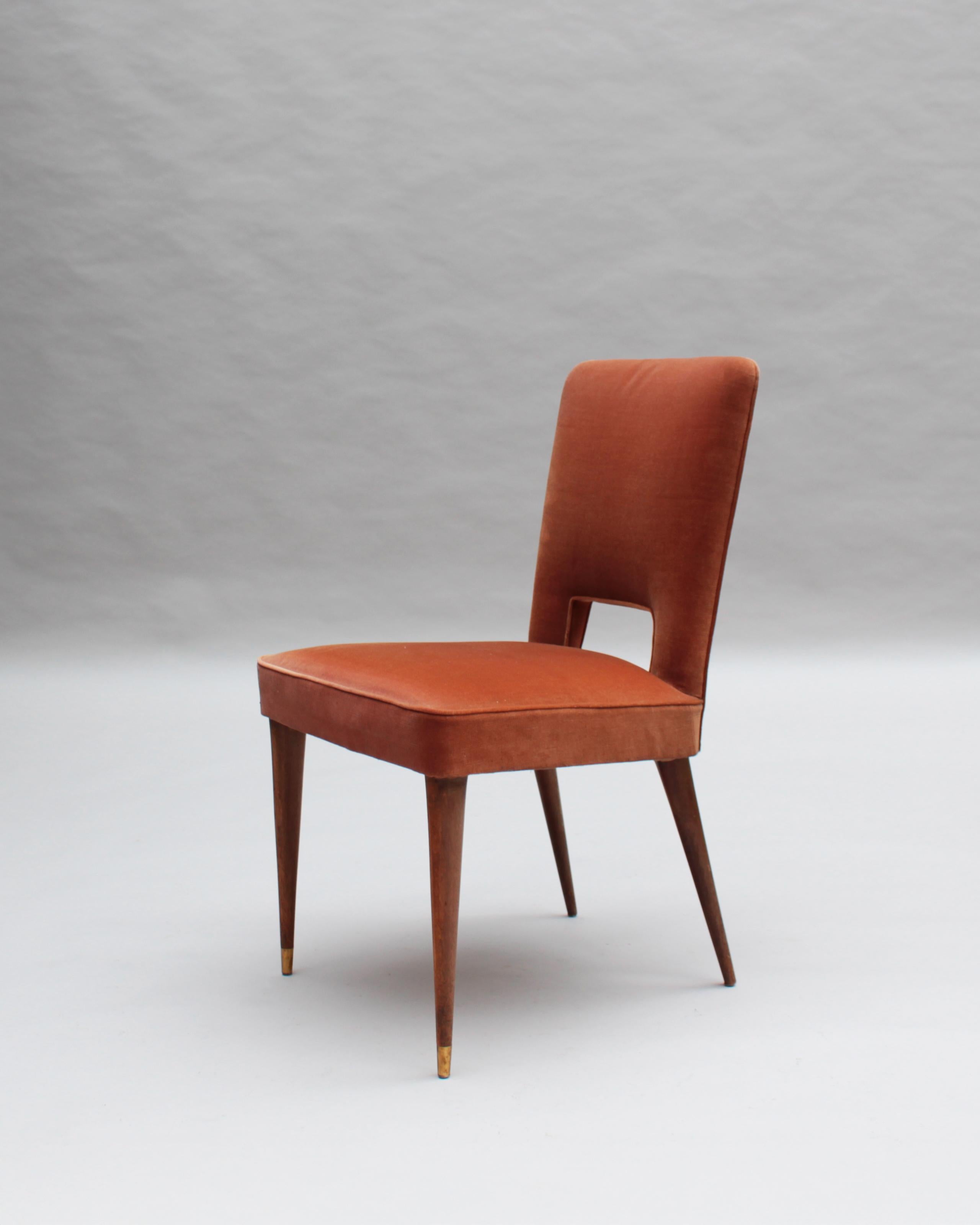 Mid-20th Century Fine French 1950s Desk Chair by Leleu For Sale