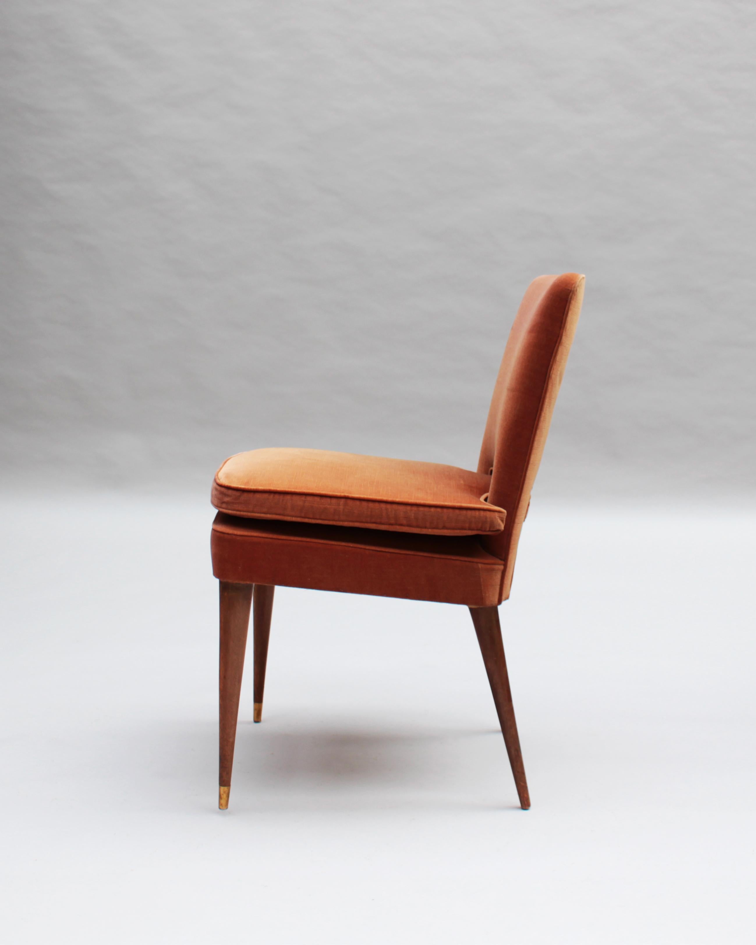 Fine French 1950s Desk Chair by Leleu For Sale 3