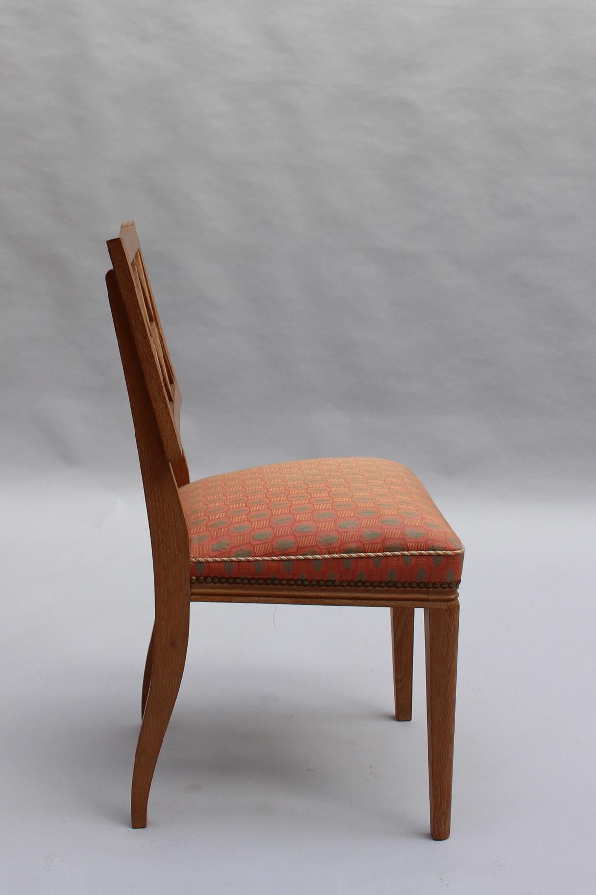 Fine French 1950s Lime Oak Bridge Armchair For Sale 6