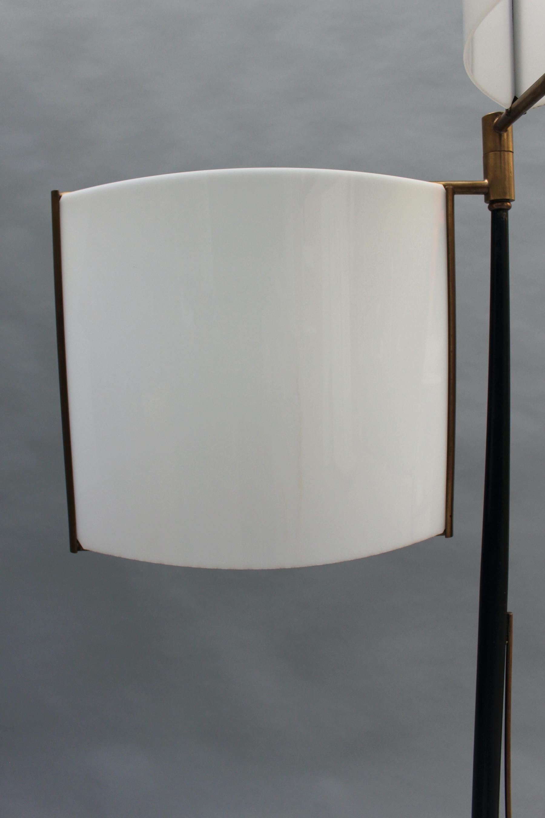 Fine French 1950s Rotating Floor Lamp by Lunel For Sale 6
