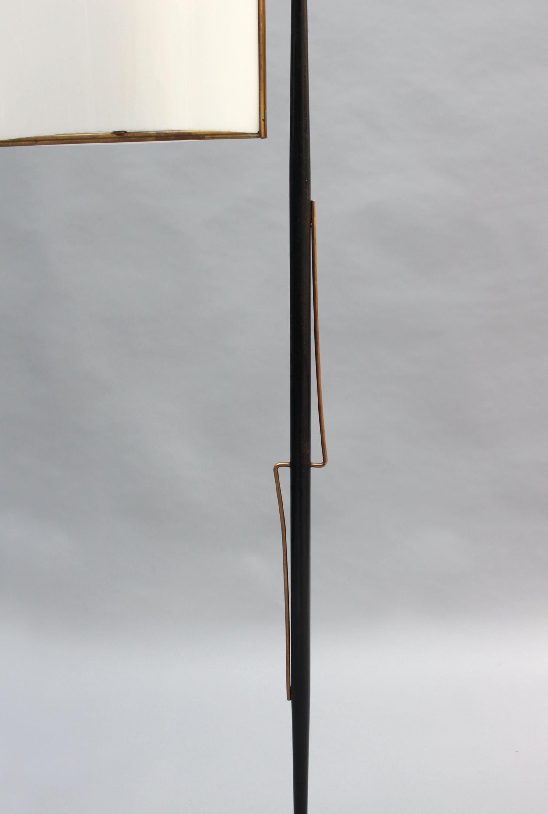 Fine French 1950s Rotating Floor Lamp by Lunel For Sale 8