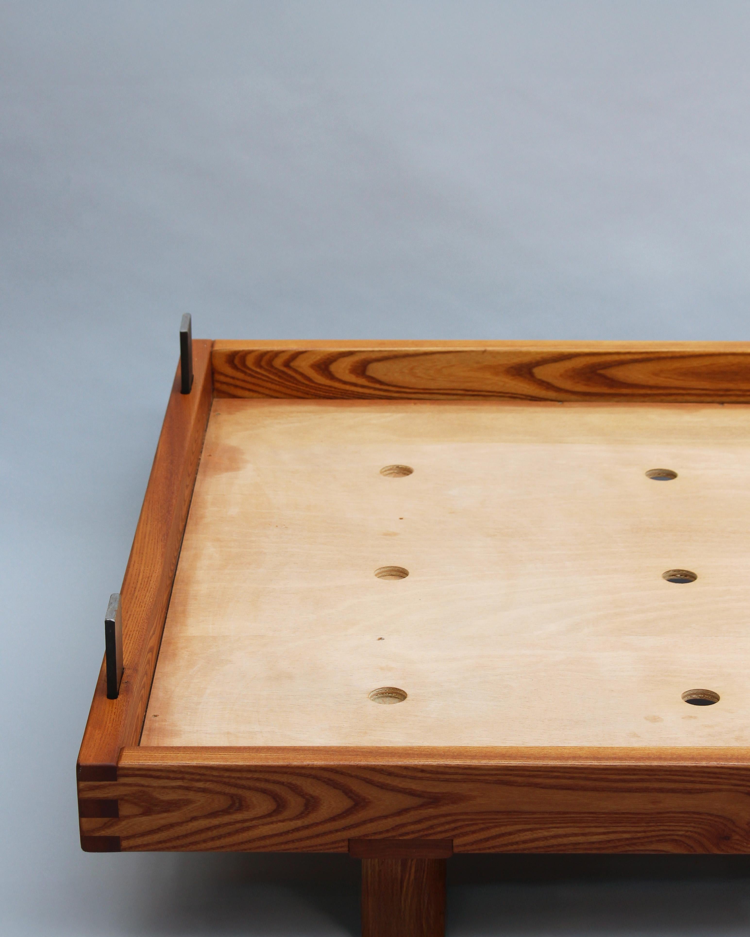 Fine French 1950s Solid Elm 