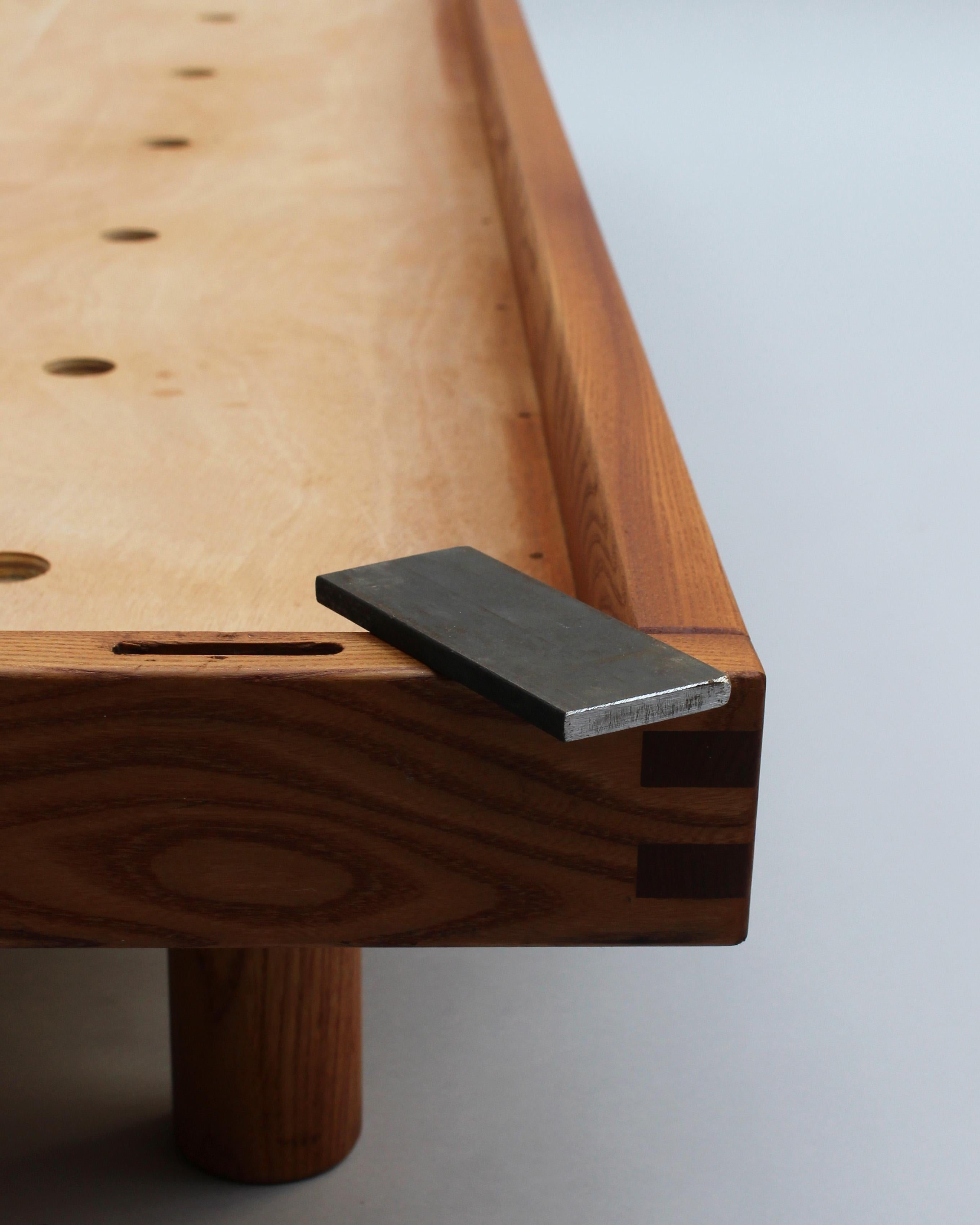 Fine French 1950s Solid Elm 