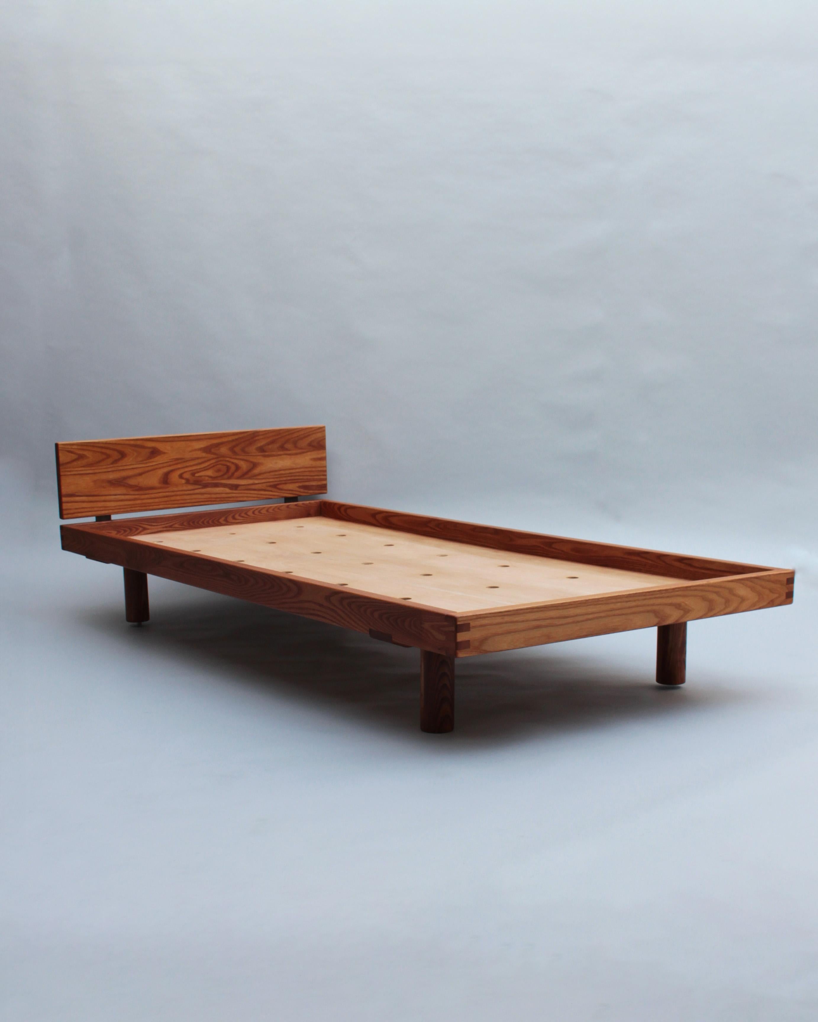 Mid-Century Modern Fine French 1950s Solid Elm 