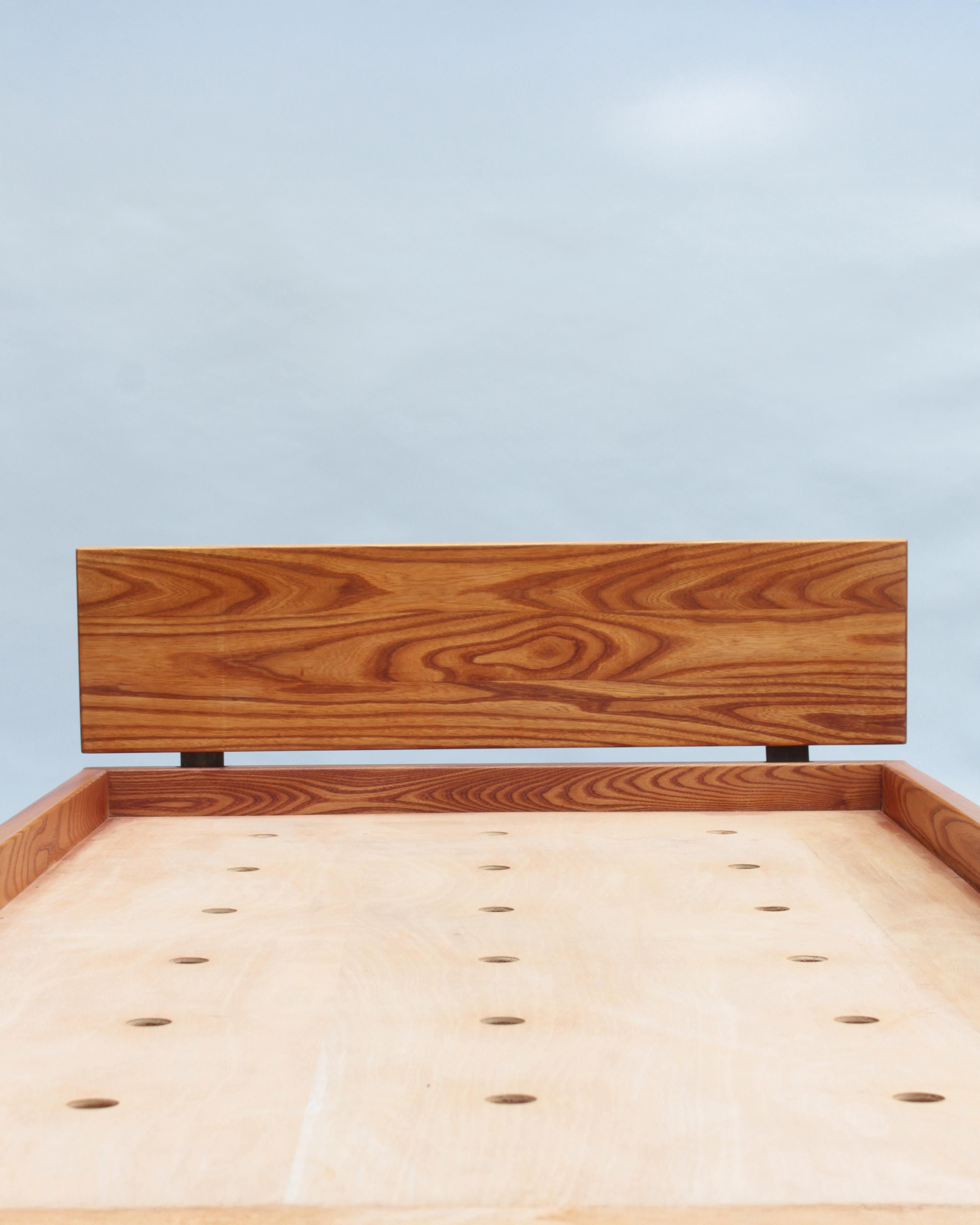 Mid-20th Century Fine French 1950s Solid Elm 