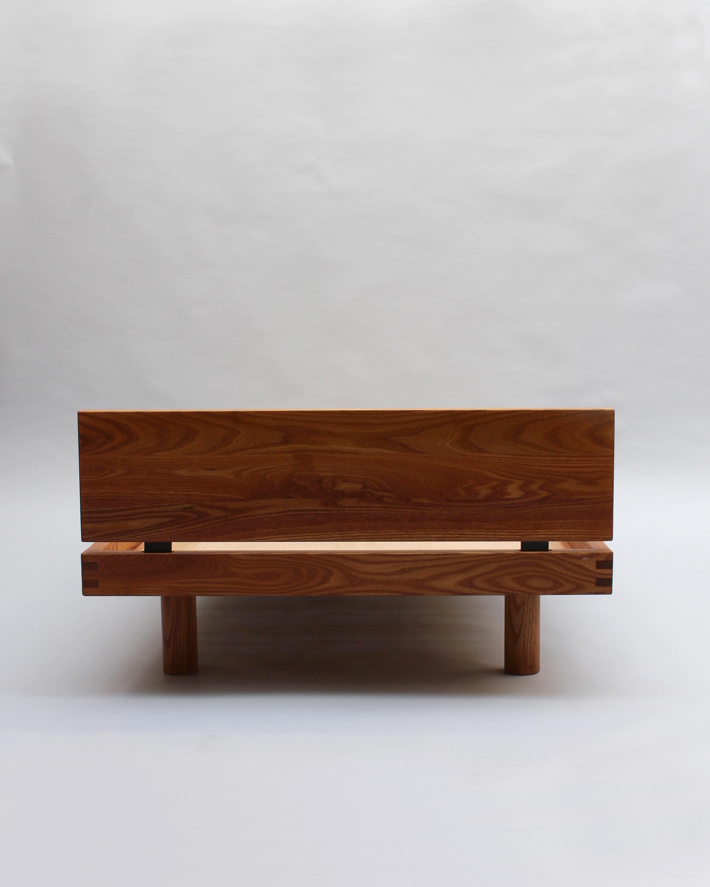 Fine French 1950s Solid Elm 