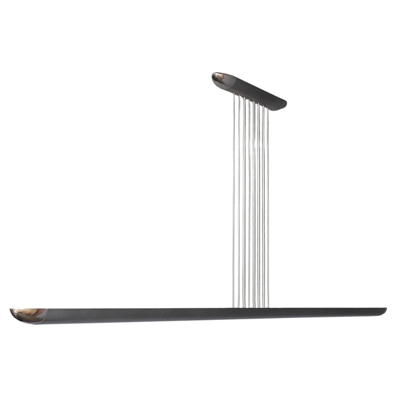 Feine französische Aluminium-Kronleuchter der 1960er Jahre von Cesar Putzeys