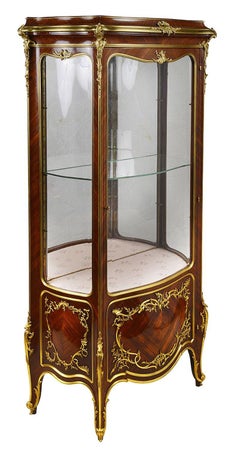Fine French 19th Century Display Cabinet, Attributed to Francoise Linke
