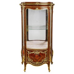Antique Fine French 19th Century Display Cabinet, Attributed to Francoise Linke