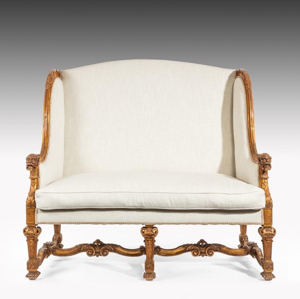 Fine French 19th Century Gilt Louis XIV Style Sofa / Canape 7