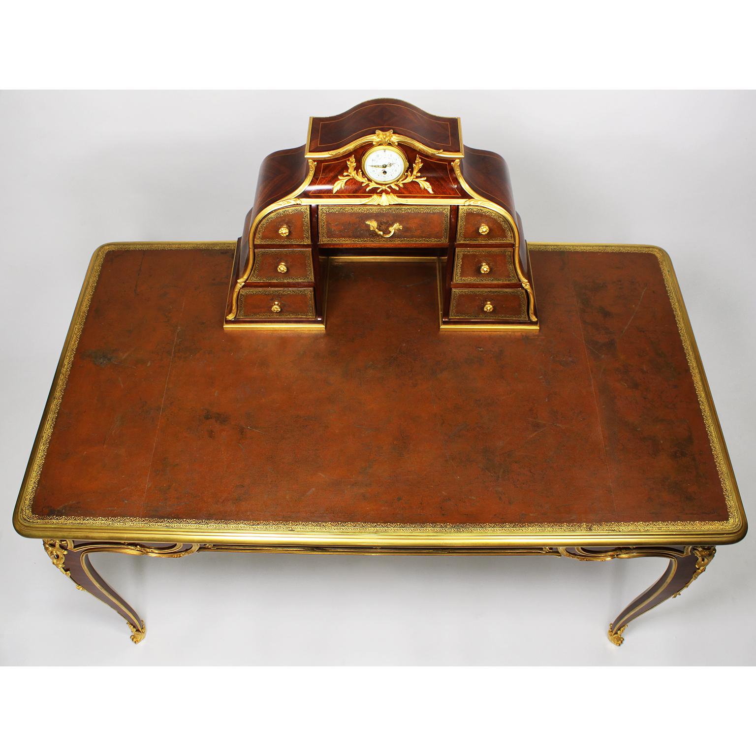 XIXe siècle Cartonnier de bureau de style Louis XV du 19ème siècle, Antoine Krieger en vente