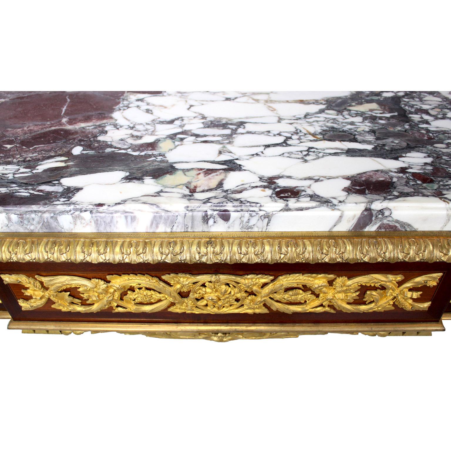 Table centrale de style Louis XV du 19ème siècle, attribuée à Millet en vente 6
