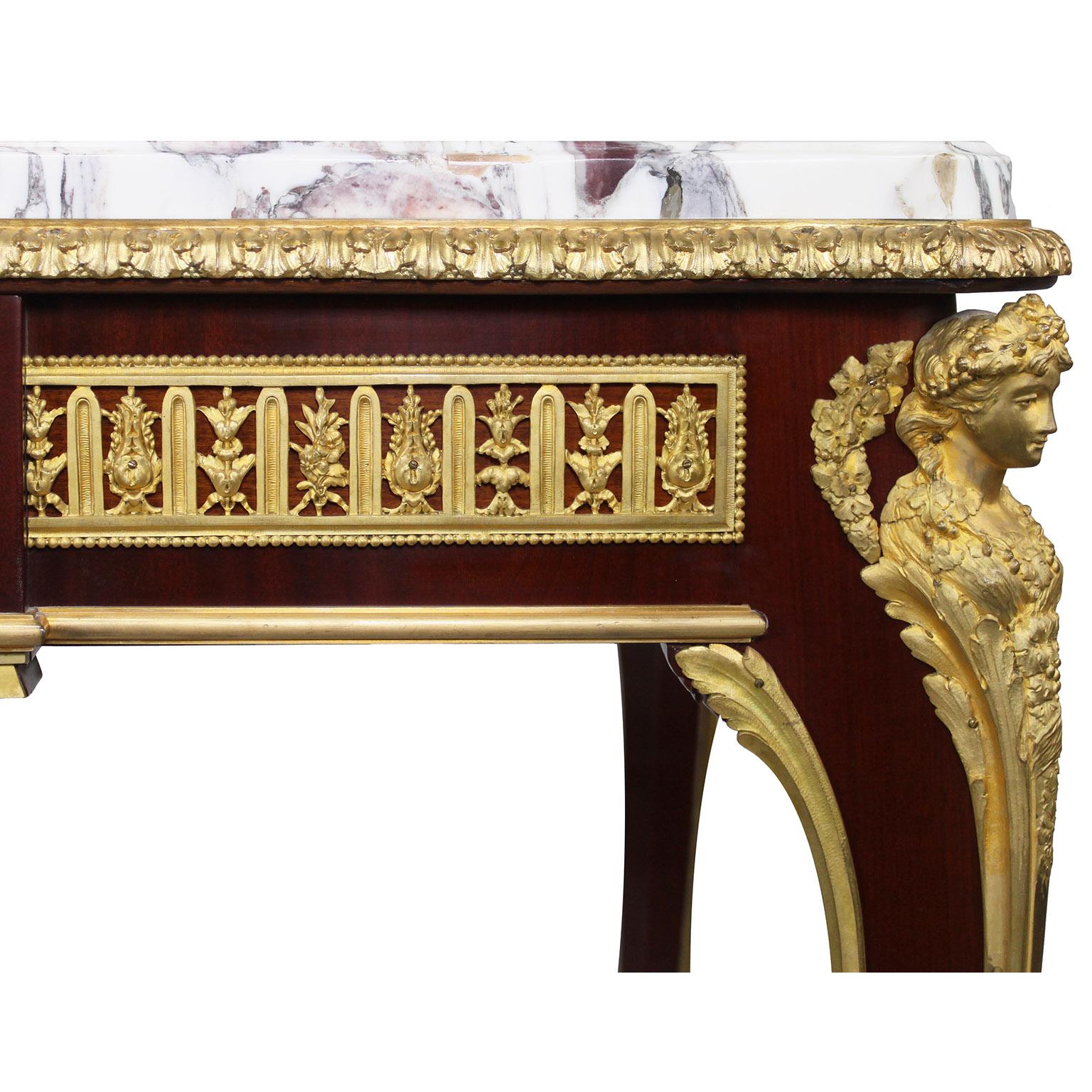 XIXe siècle Table centrale de style Louis XV du 19ème siècle, attribuée à Millet en vente