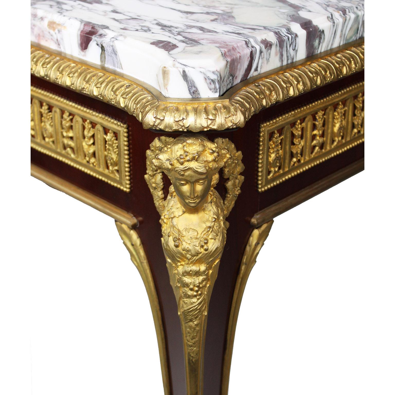 Bronze Table centrale de style Louis XV du 19ème siècle, attribuée à Millet en vente