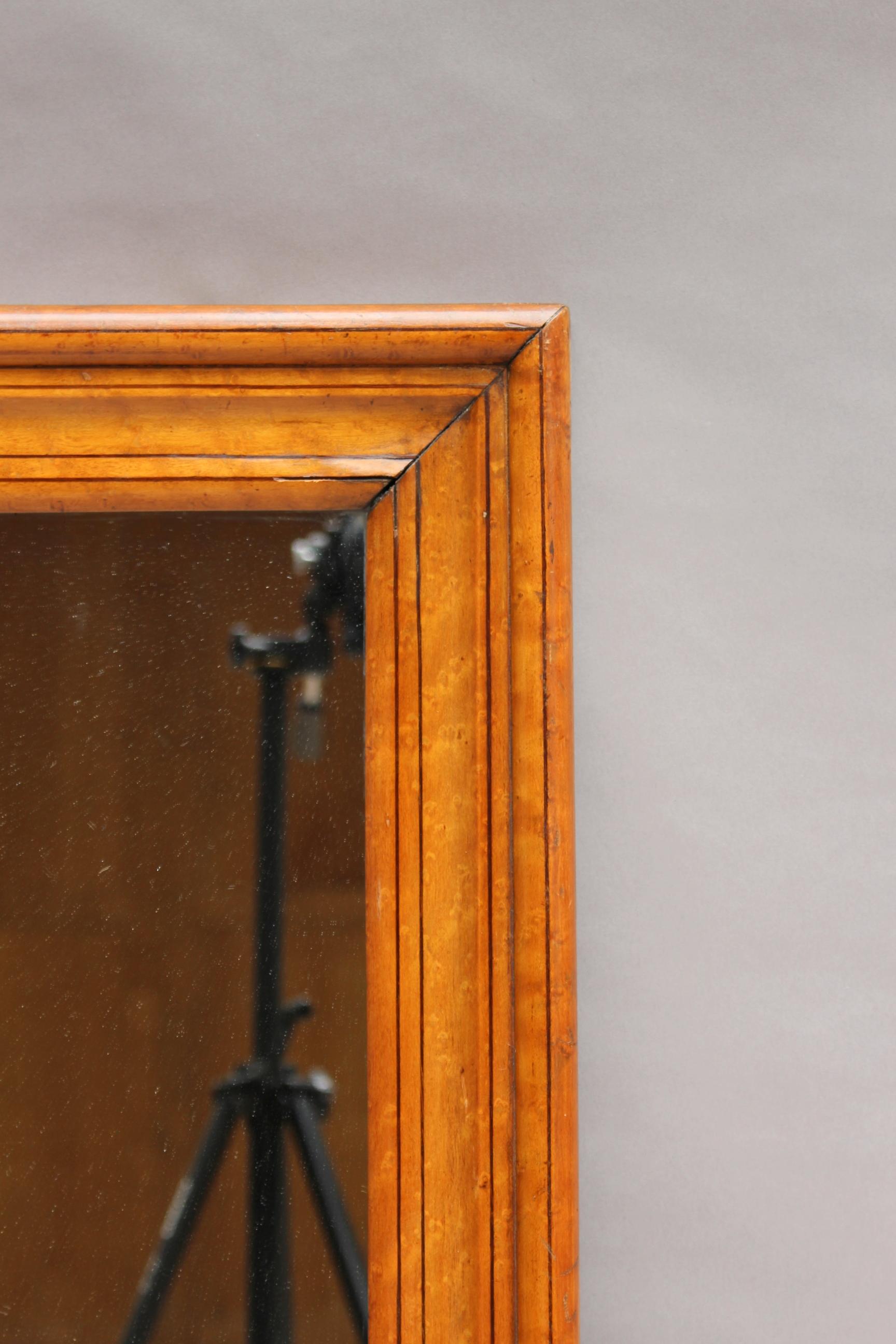 Fine French 19th Century Wood Framed Mirror 2