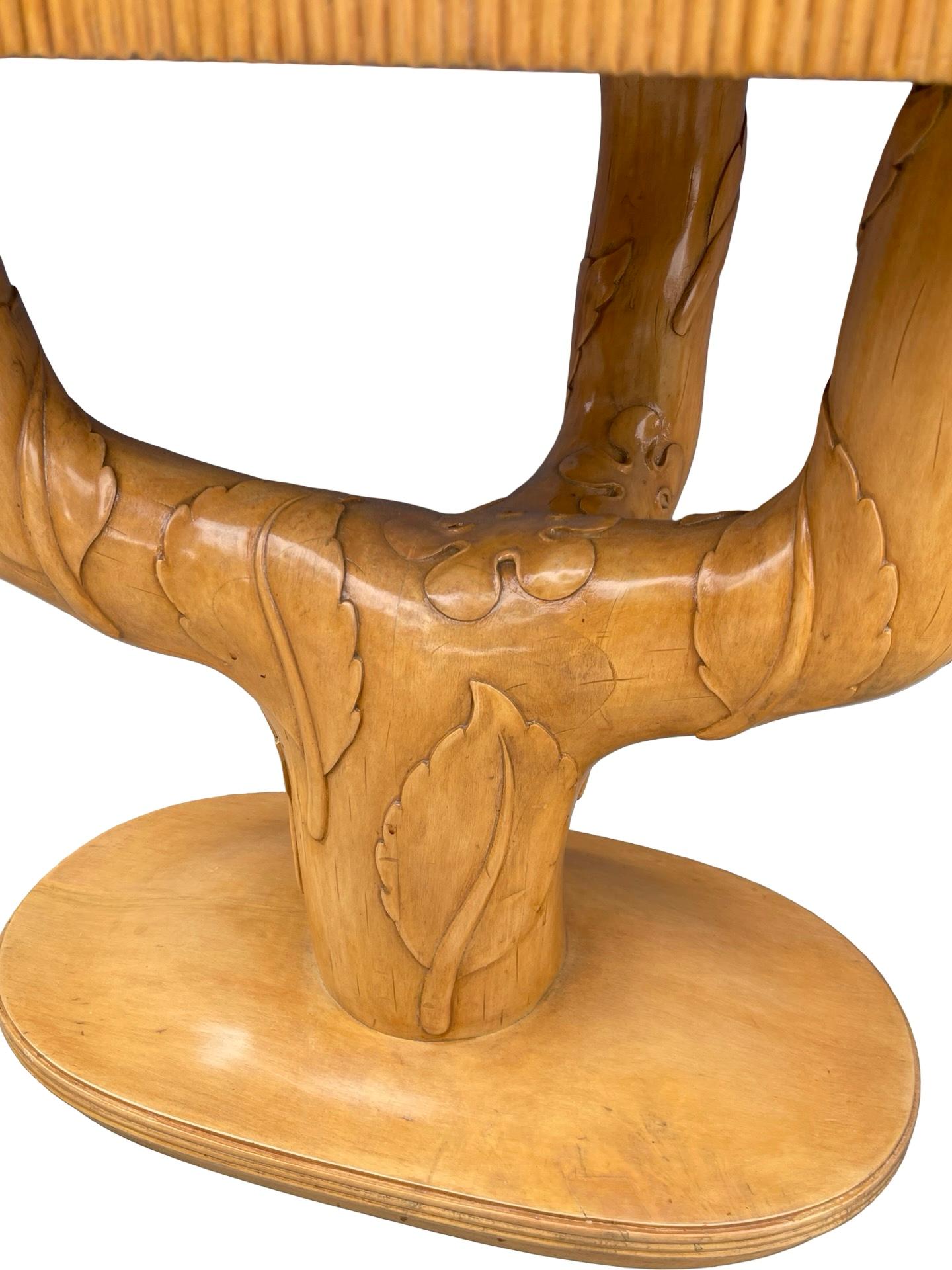 Belles tables d'appoint d'architecture française Art Déco dans le style de T. H. Robsjohn-Gibbin en vente 2