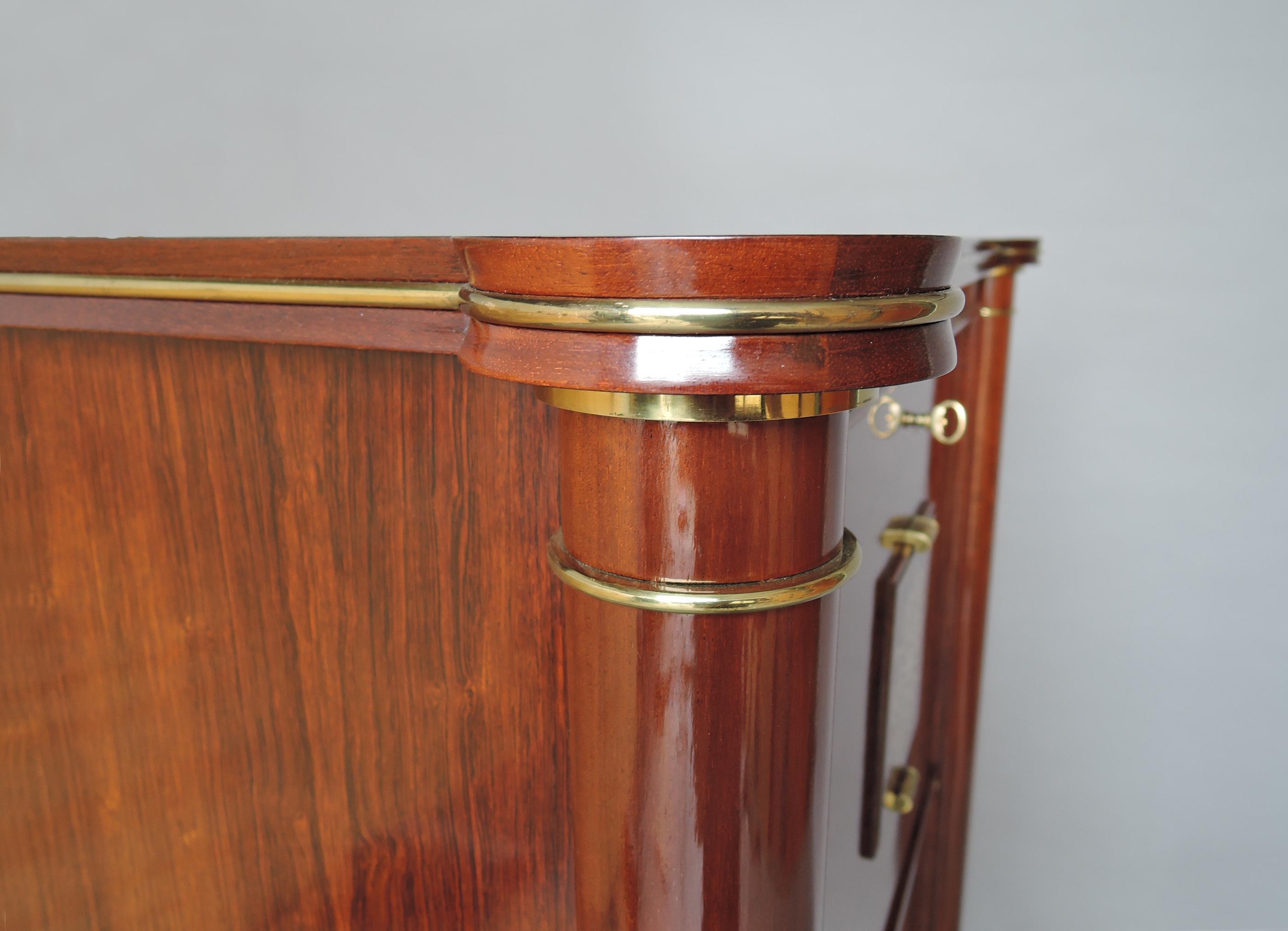 Fine French Art Deco Bar by Jules Leleu For Sale 6