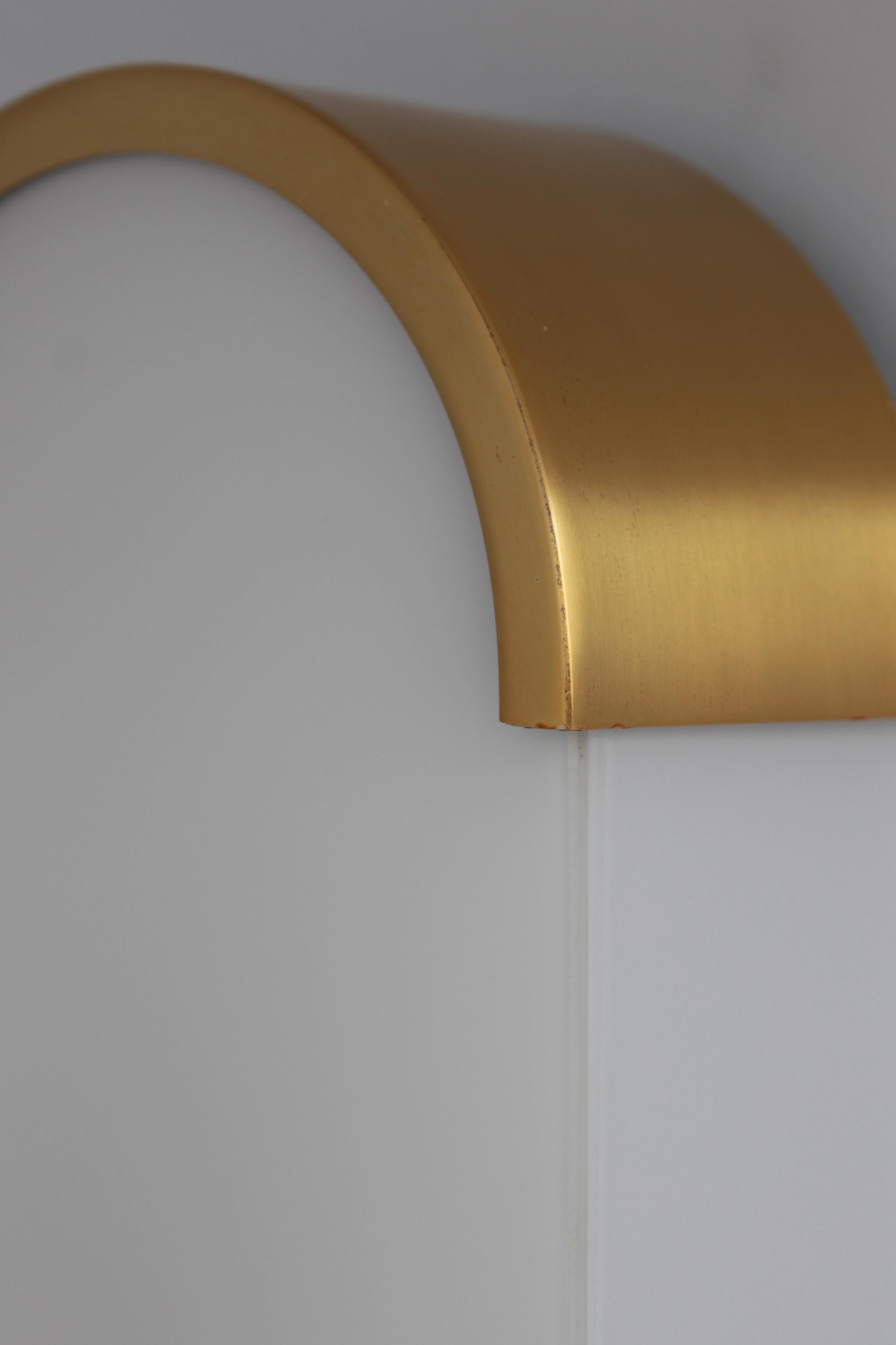 Lampada da soffitto o da parete in bronzo e vetro Art Déco francese di Perzel in vendita 4
