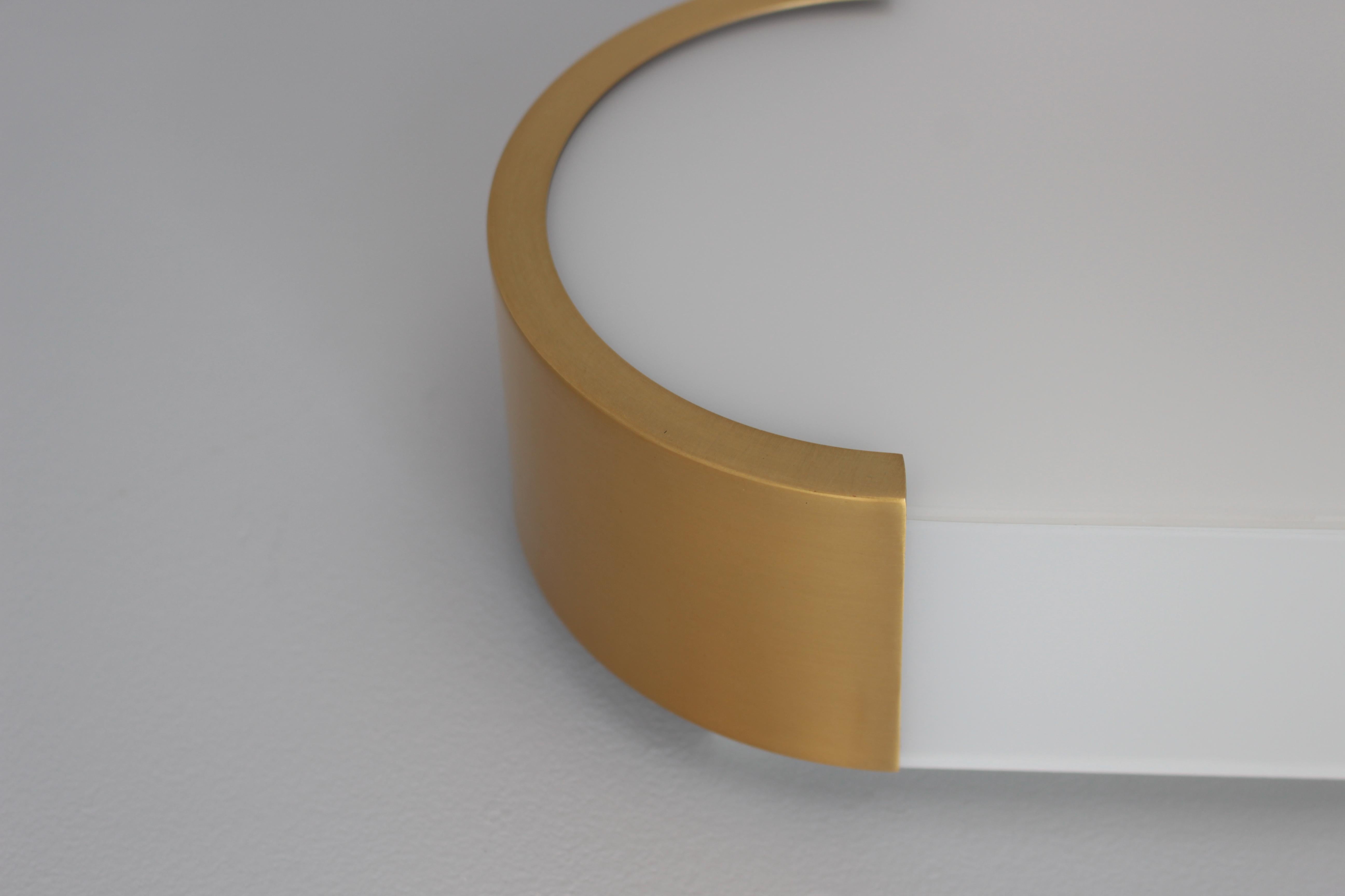 Lampada da soffitto o da parete in bronzo e vetro Art Déco francese di Perzel in vendita 6