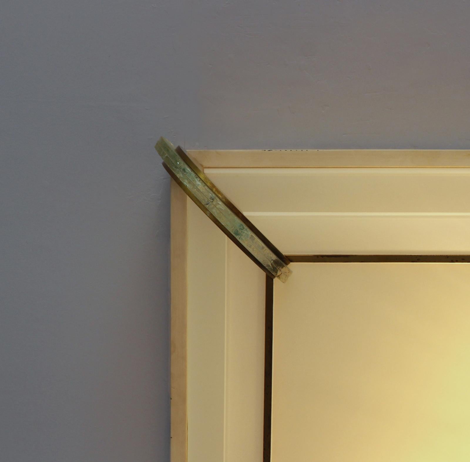 Französische Einbaubeleuchtung aus Bronze und Glas im Art déco-Stil von Jean Perzel im Angebot 6